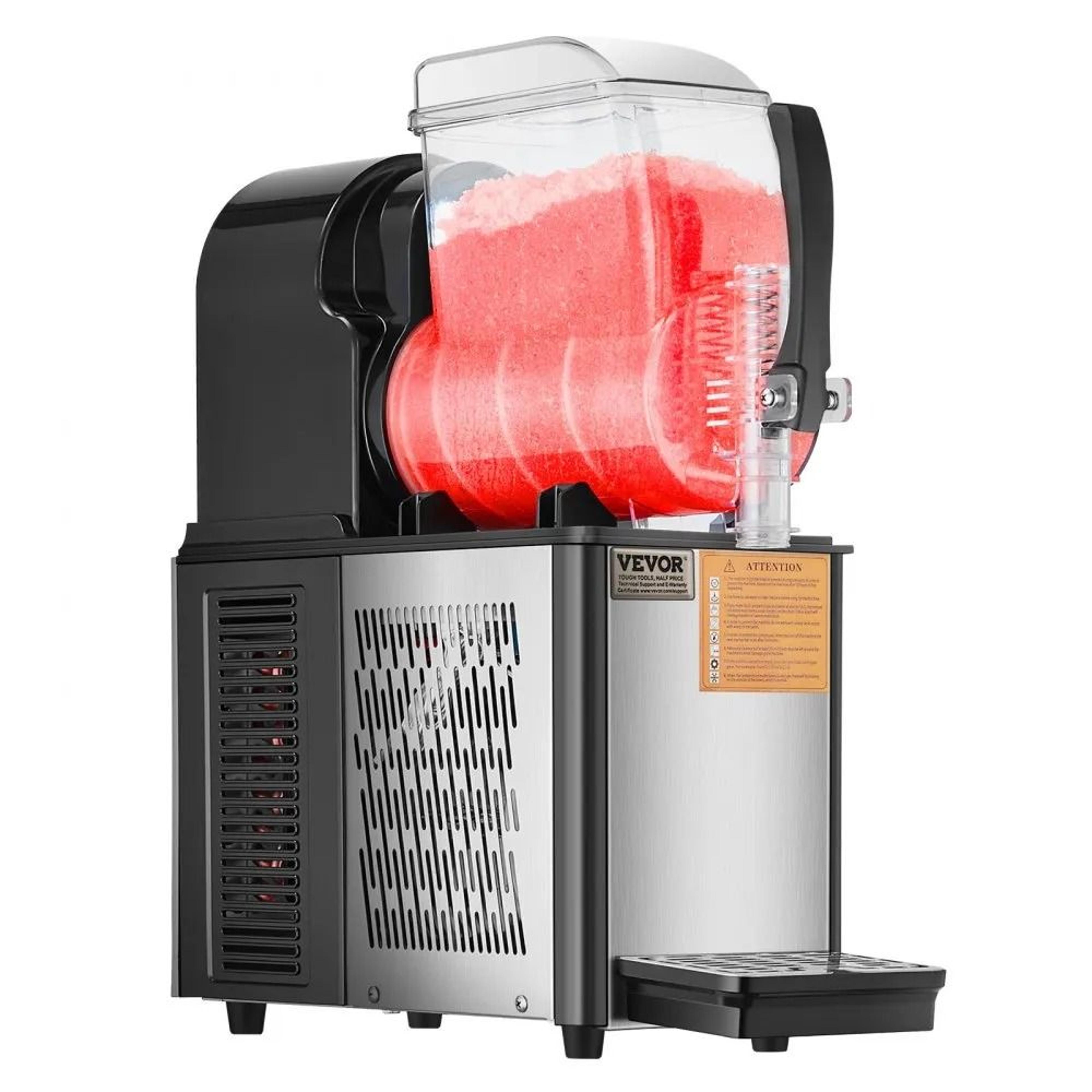 commercial slushy machine 4l single tank frozen drink maker with 15 settings