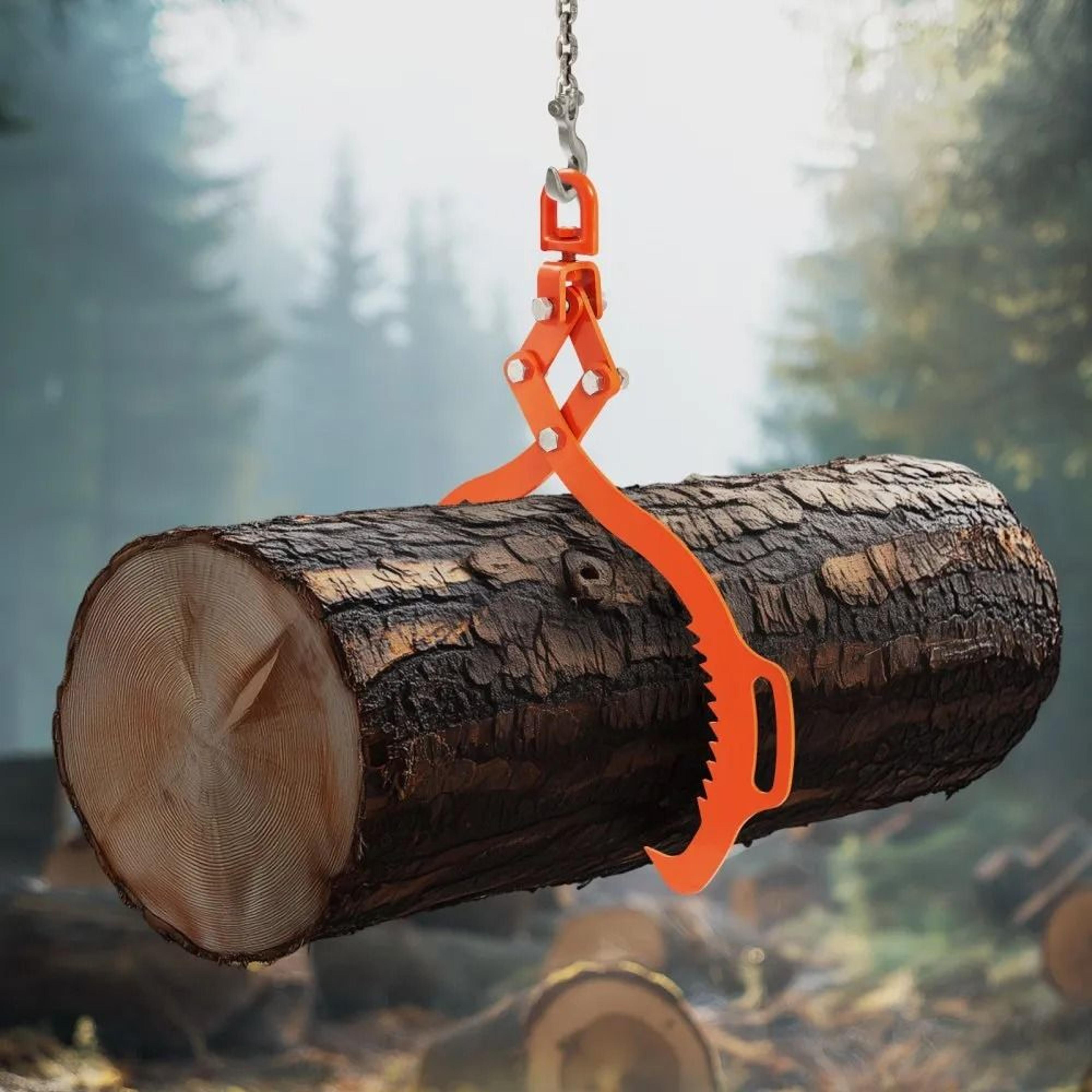 28 Inch Heavy Duty Steel Log Lifting Tongs With 1100 Lb Static Load Capacity 6