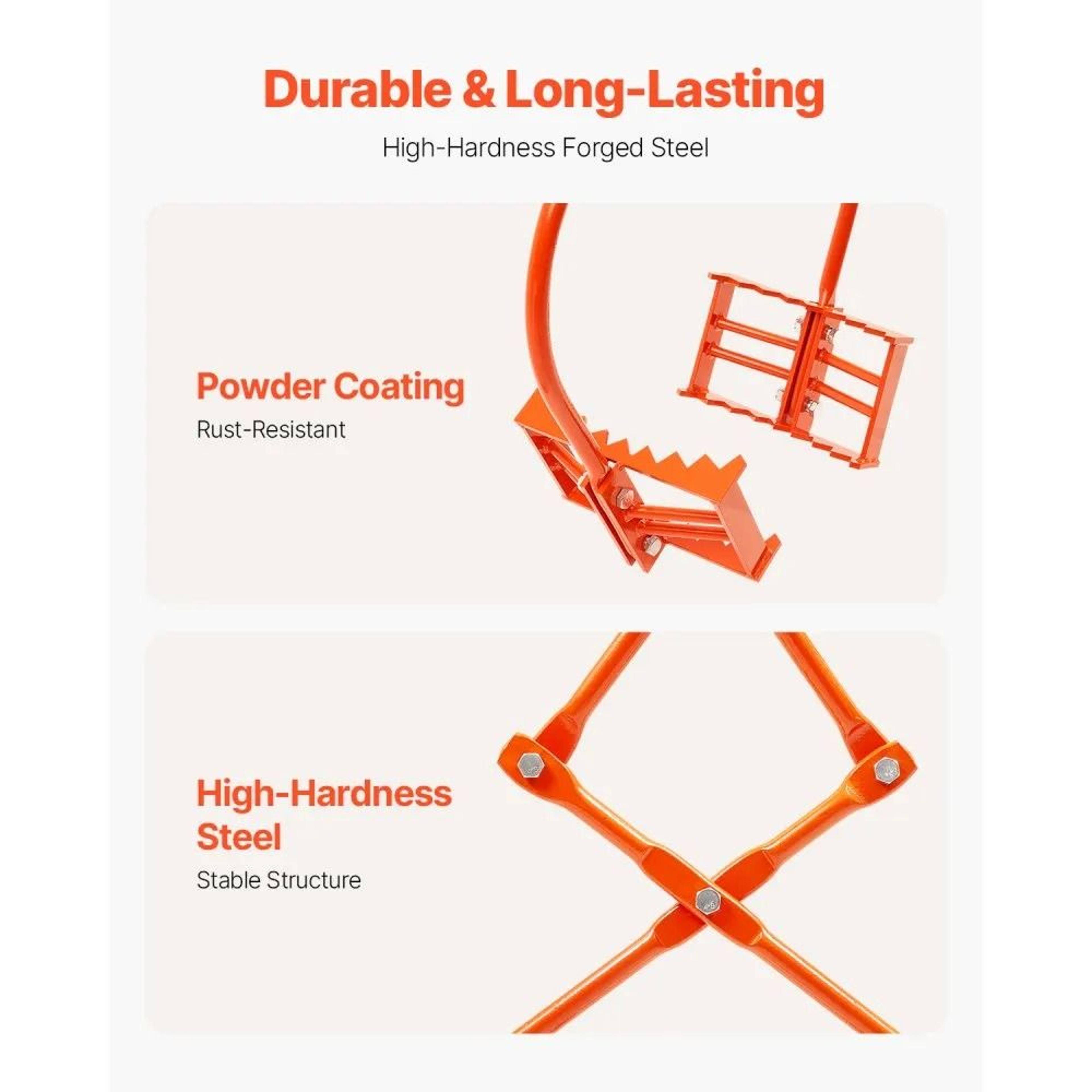 Heavy Duty Stone Lifting Tongs With 1100 Lb Static Capacity And 28 In Maximum Opening 5