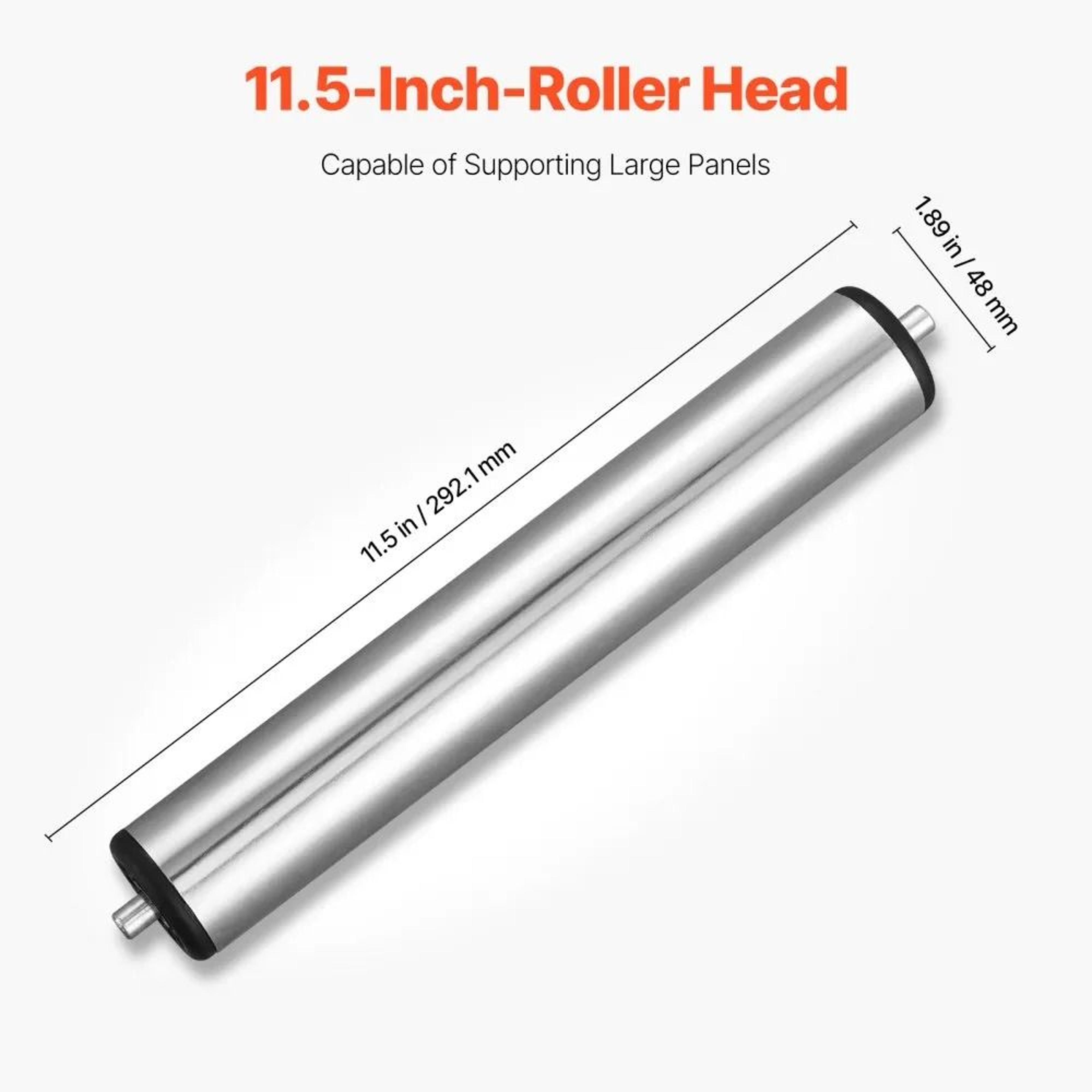 2Pack Adjustable Roller Stands With 135 Lb Capacity And Folding Steel Design 4