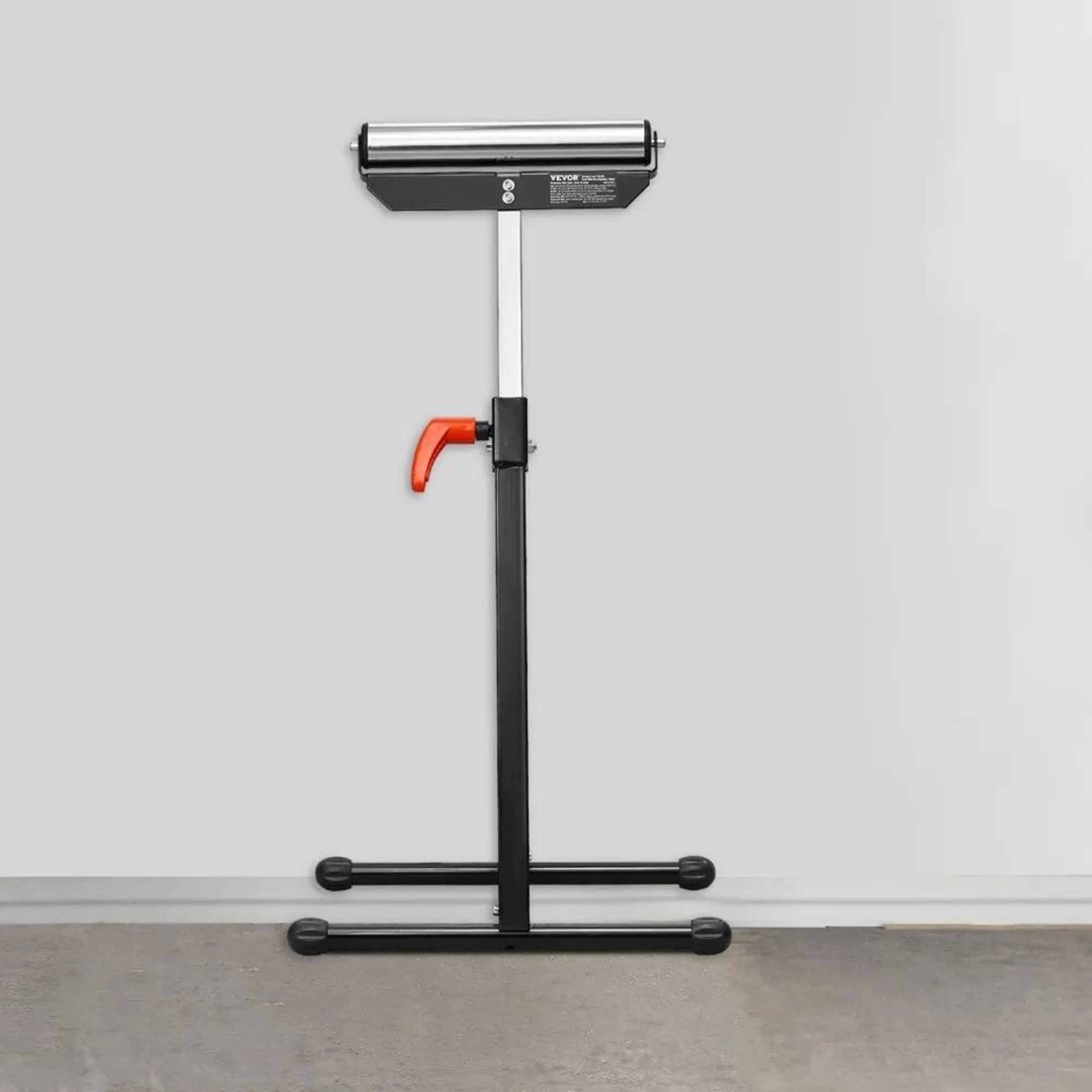 2Pack Adjustable Roller Stands With 135 Lb Capacity And Folding Steel Design 6