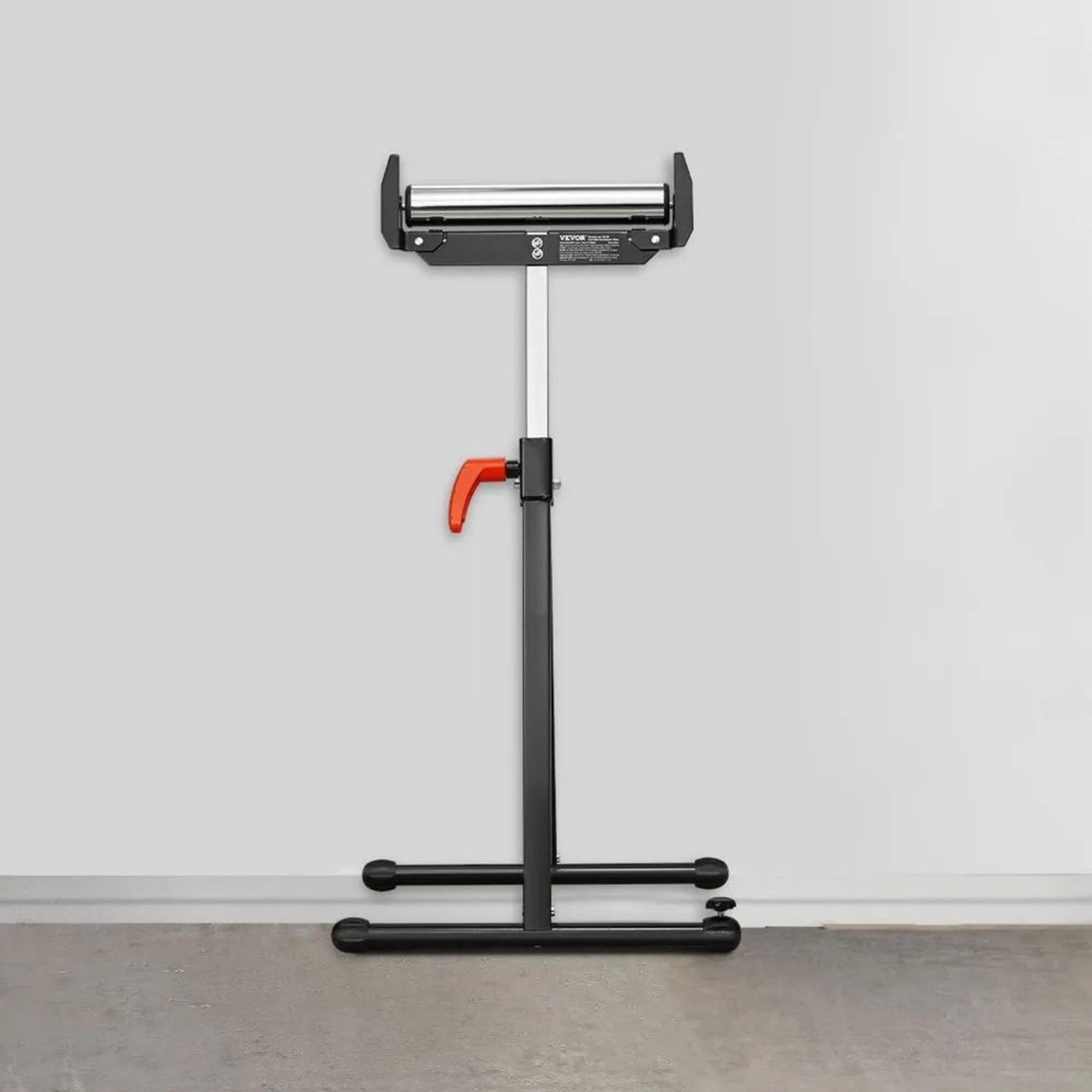 2 Pack Adjustable Roller Stands With 250 Lb Capacity And Folding Steel Design 5