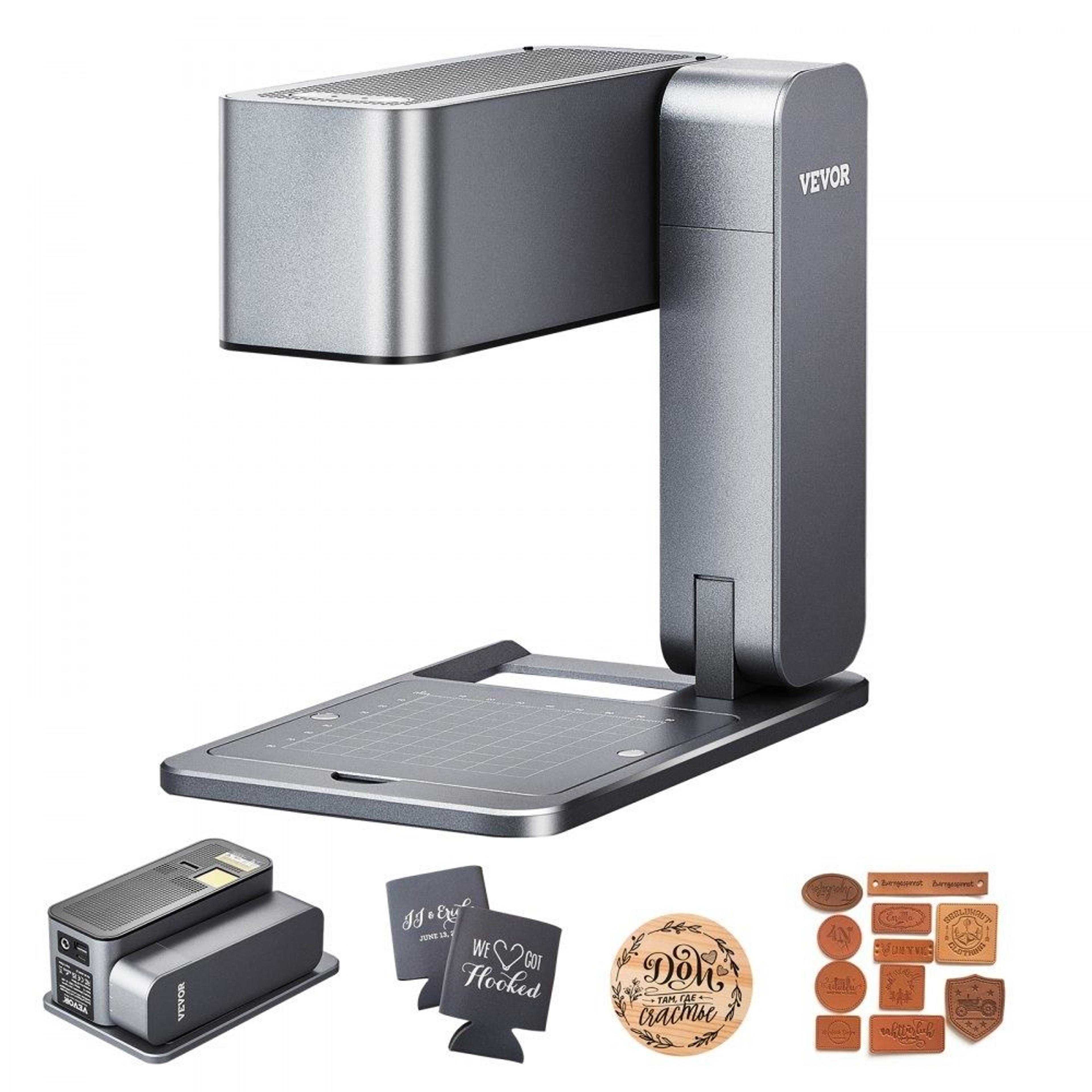 5w portable laser engraver with 600 mm/s speed and adjustable folding design