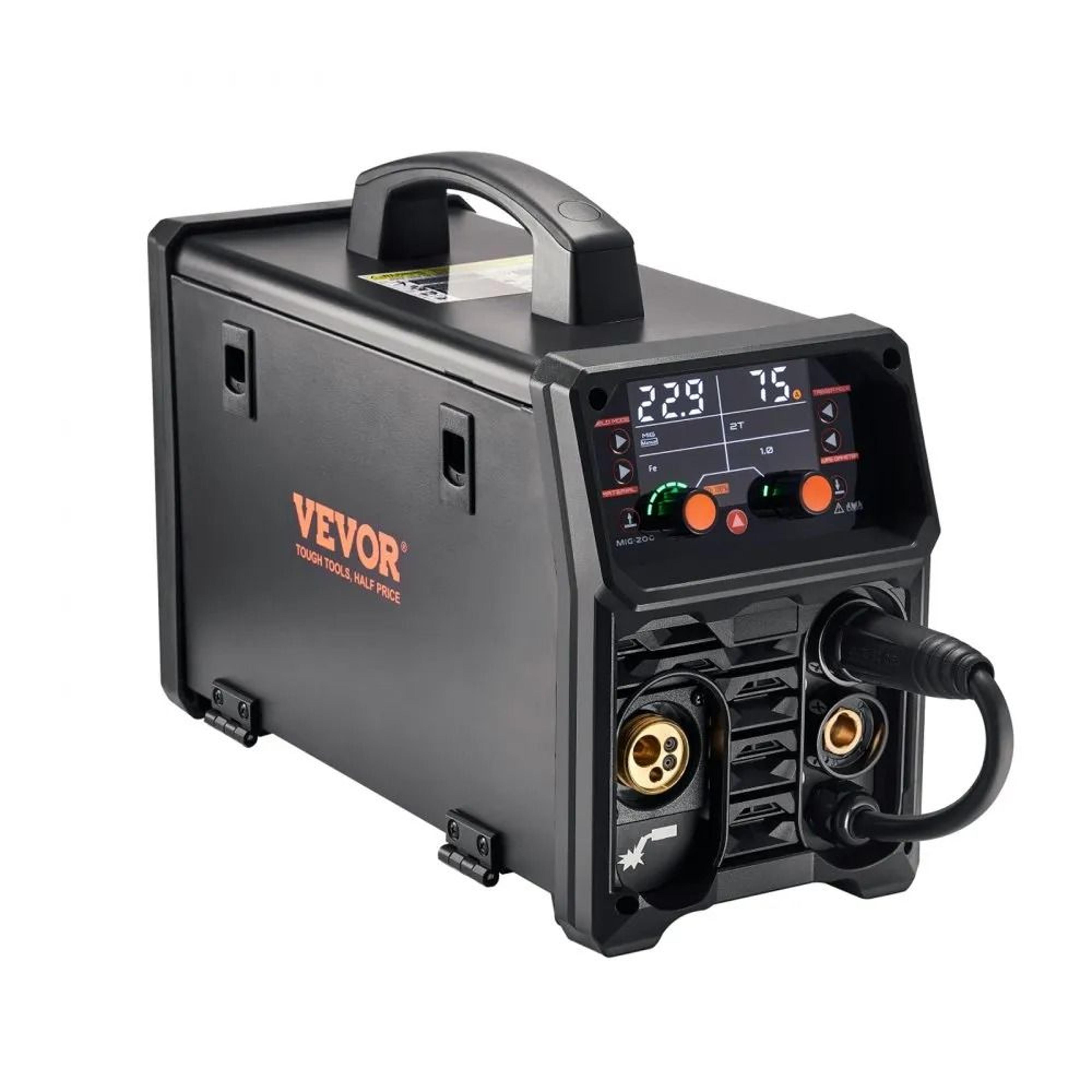 200A 4in1 MIG Welder With Synergic Control And 110V220V Dual Voltage 8