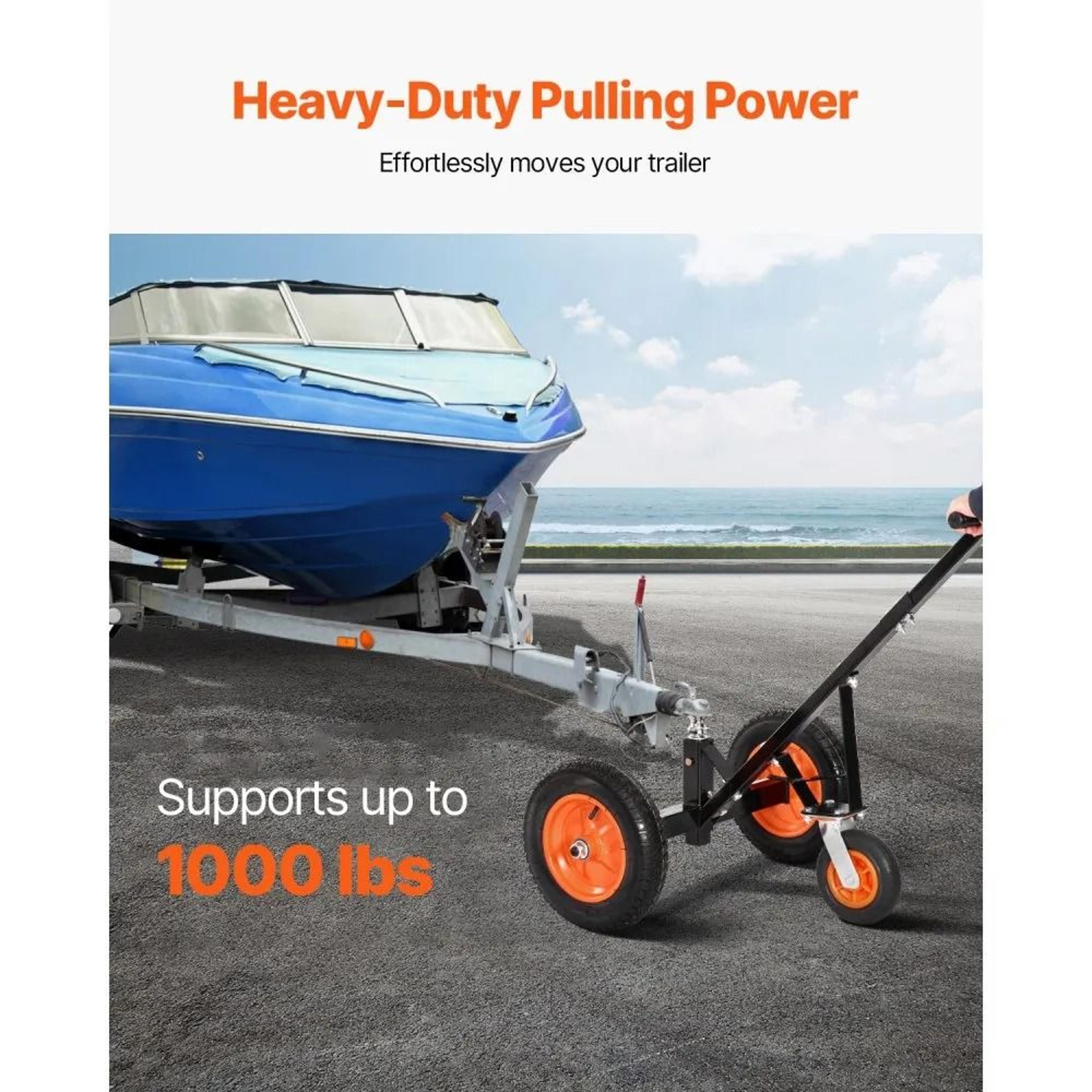 Trailer Dolly With 1000 Lb Tongue Weight Capacity And 14 Inch Pneumatic Tires 4