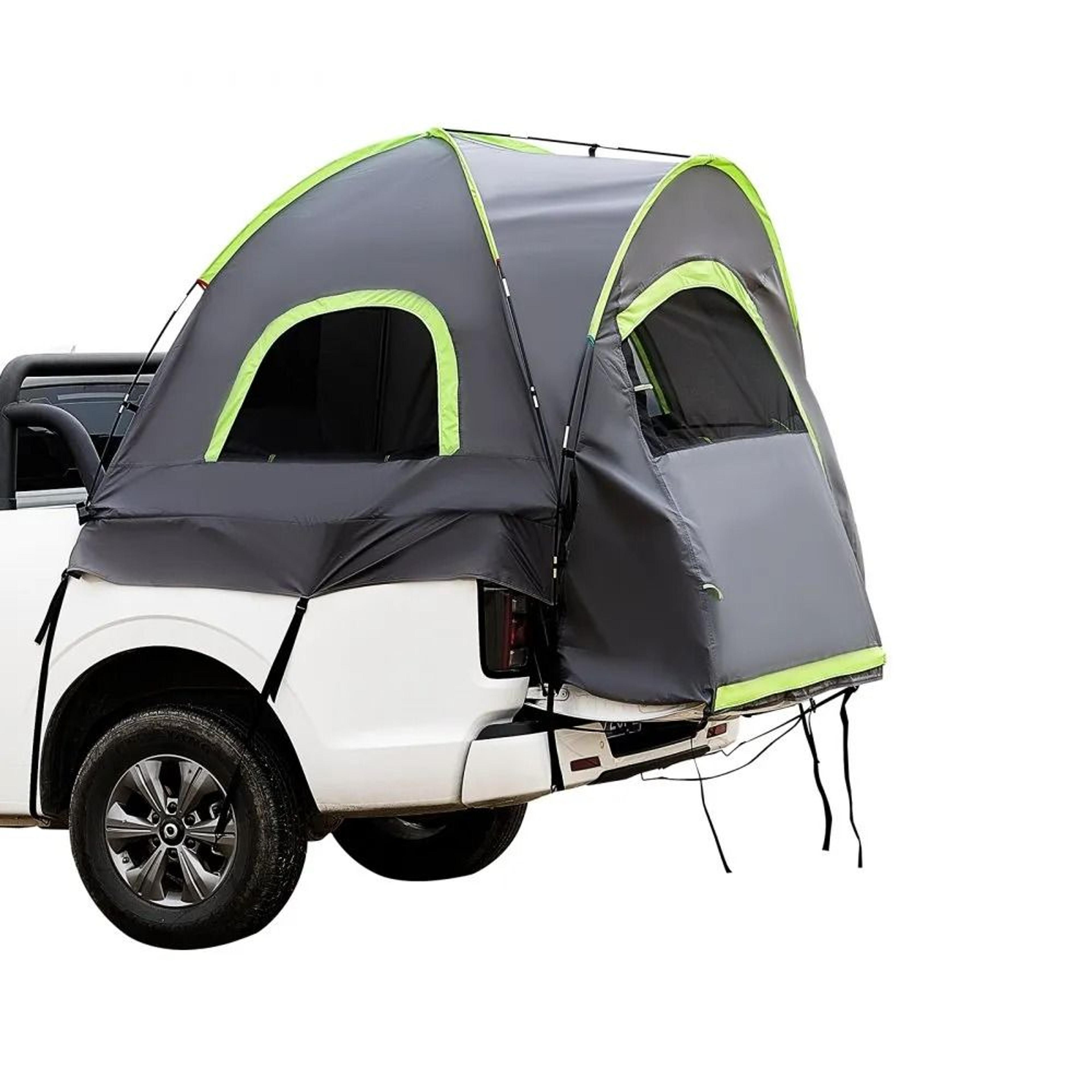 pickup truck bed tent for 5.5–6 ft beds with pu2000 waterproof fabric and mesh windows