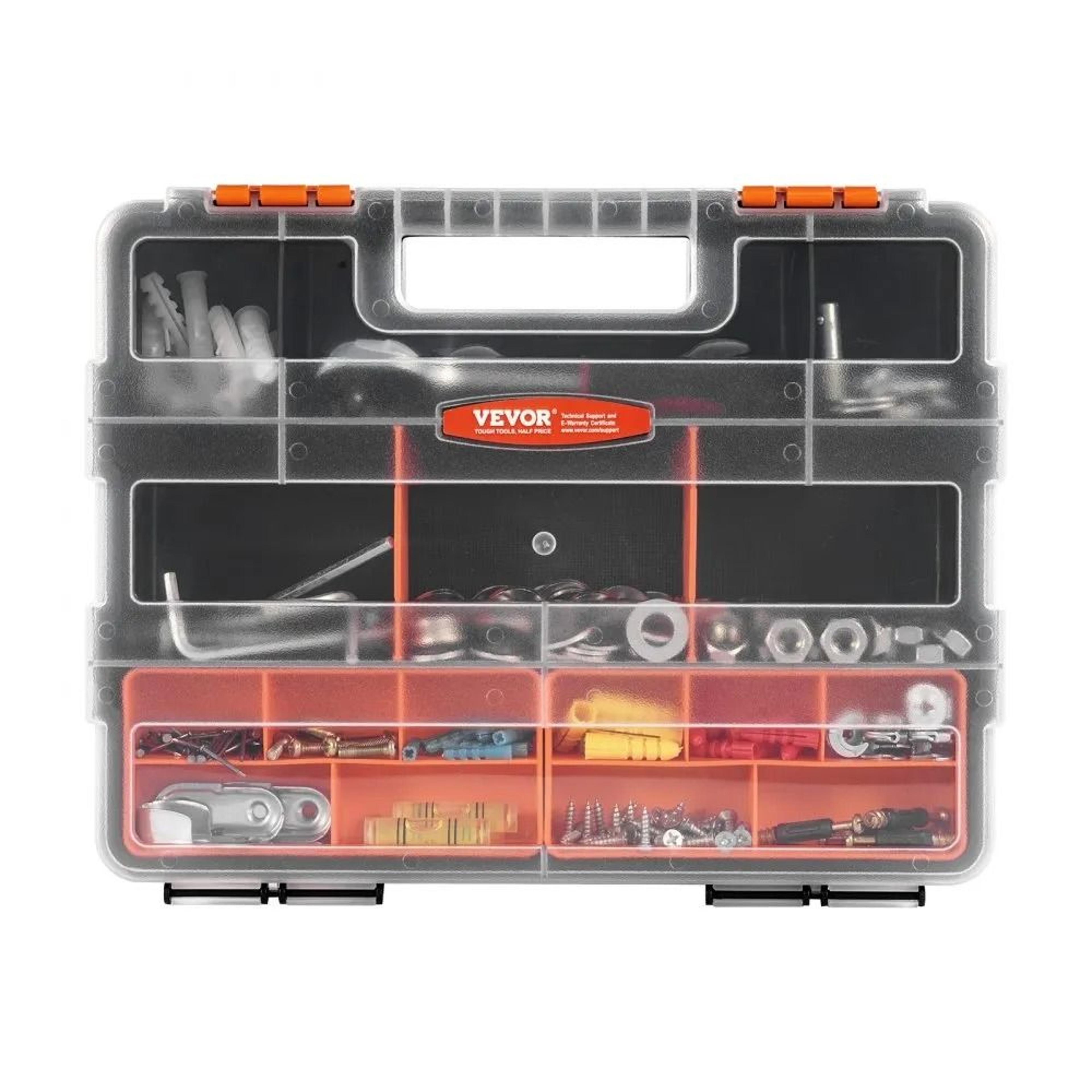 3Pack Small Parts Organizer Boxes With 21 Compartments And Removable Dividers 7