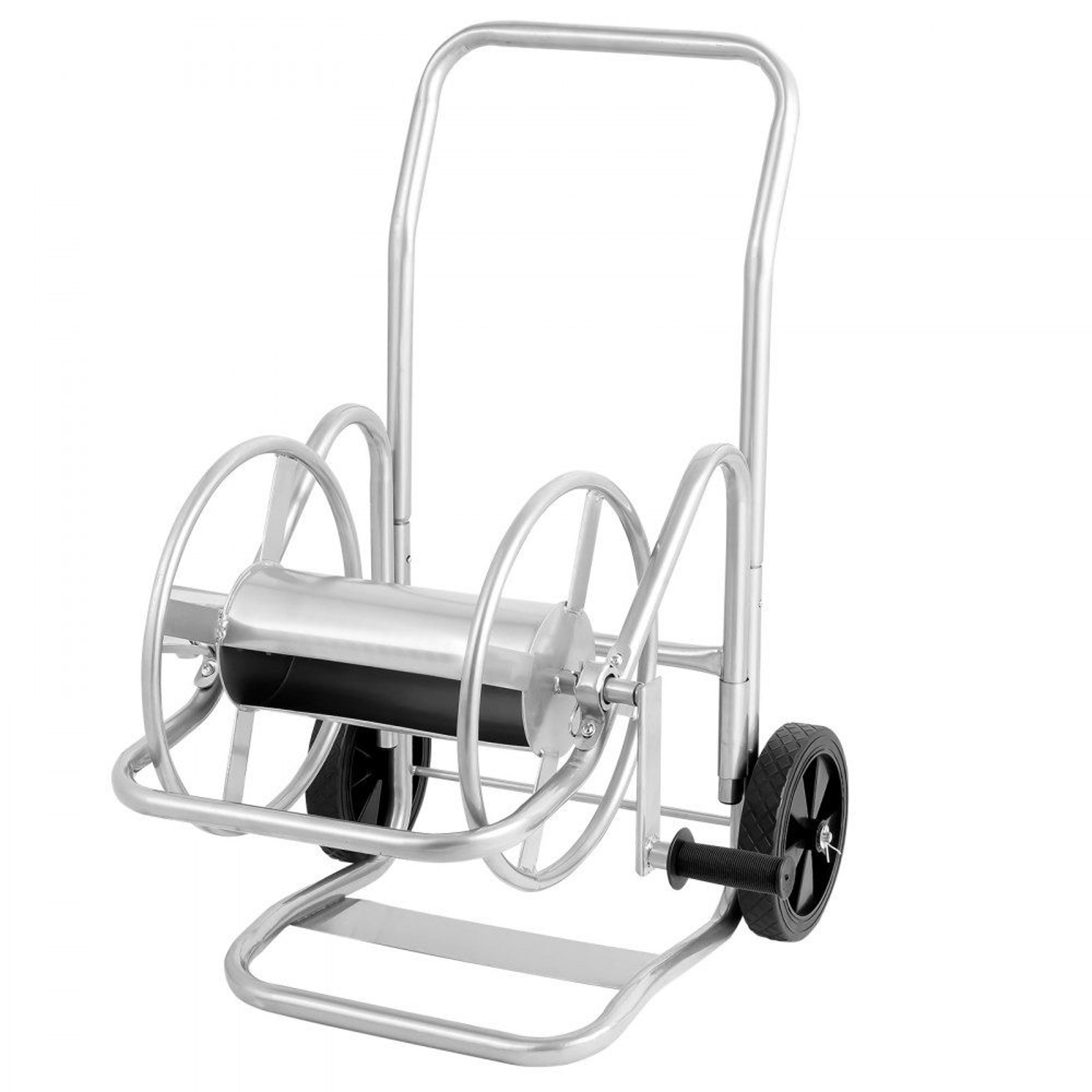 garden hose reel cart with wheels heavy duty steel 200 ft hose capacity