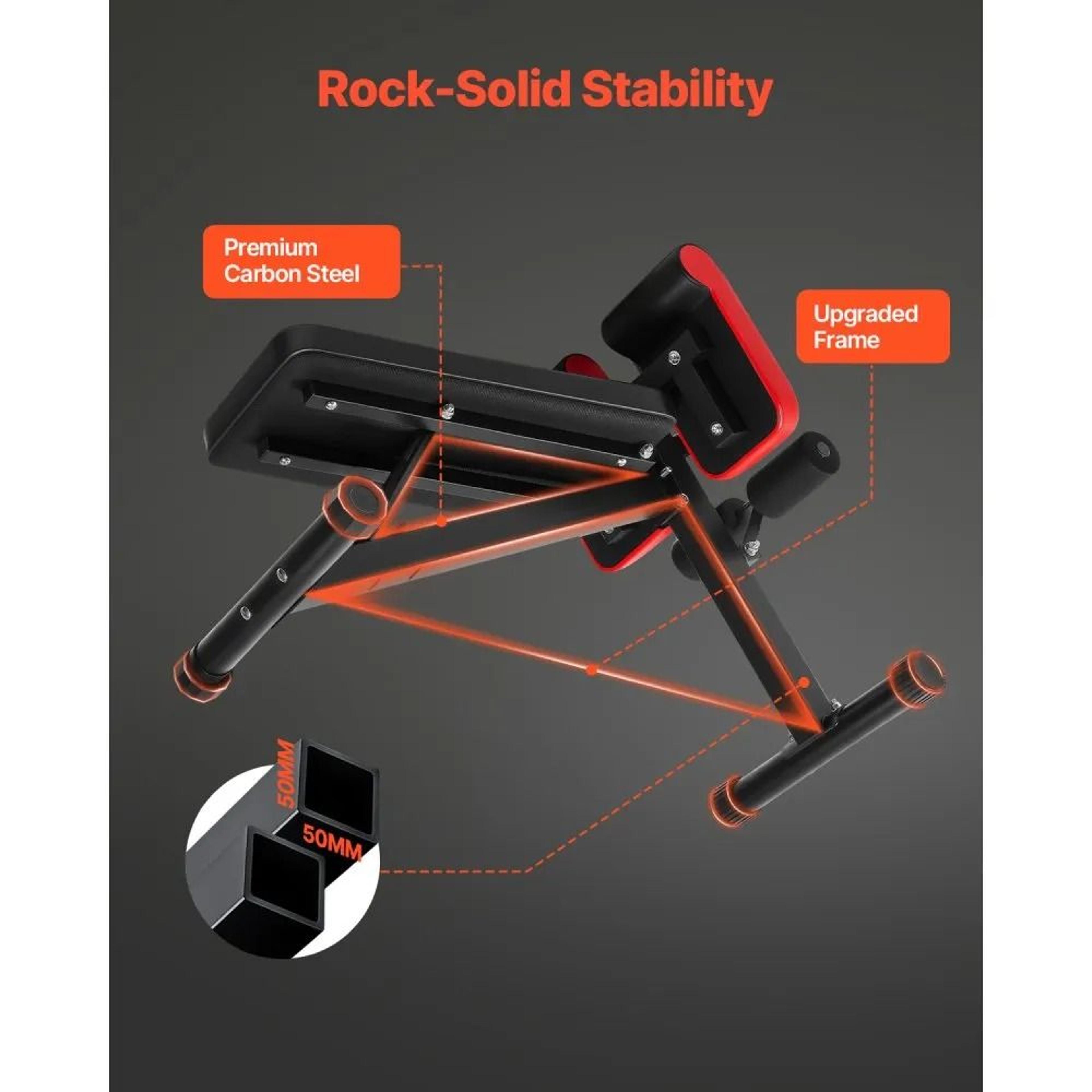 Adjustable Roman Chair Hyperextension Bench With Foldable Design For Home Gym Workouts 4