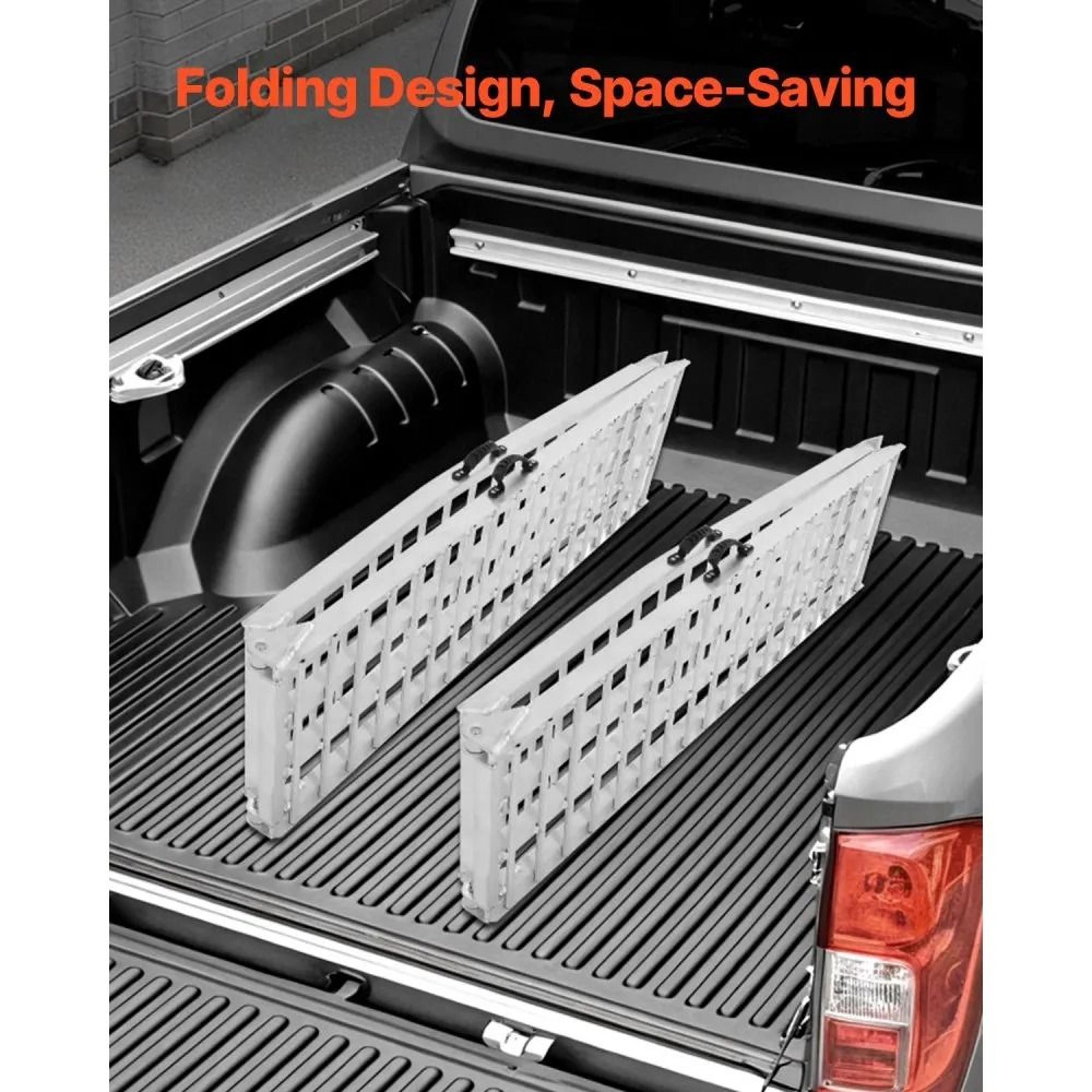 Aluminum Loading Ramps 2Pack With 2000 Lb Capacity And Folding Design 3
