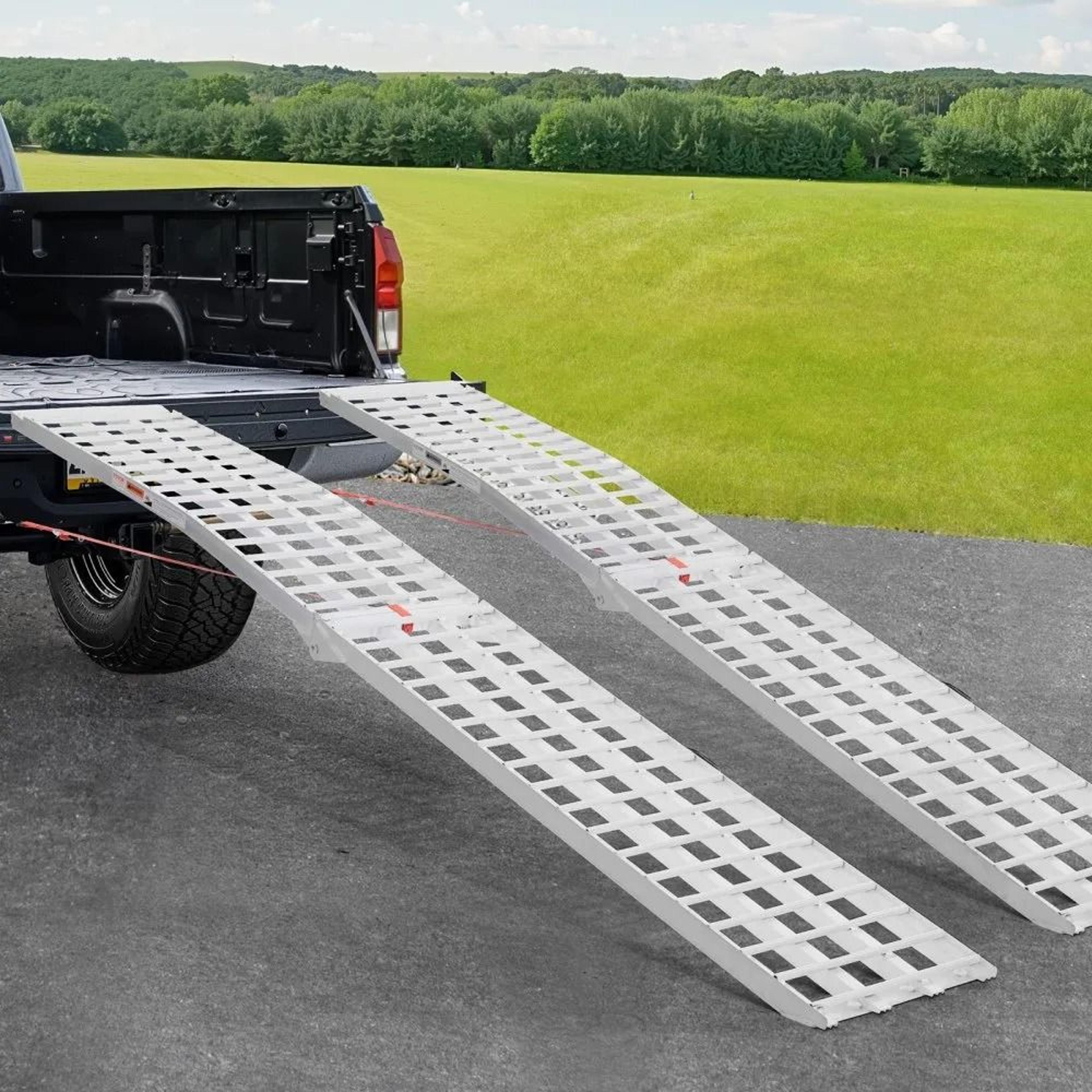Aluminum Loading Ramps 2Pack With 2000 Lb Capacity And Folding Design 6