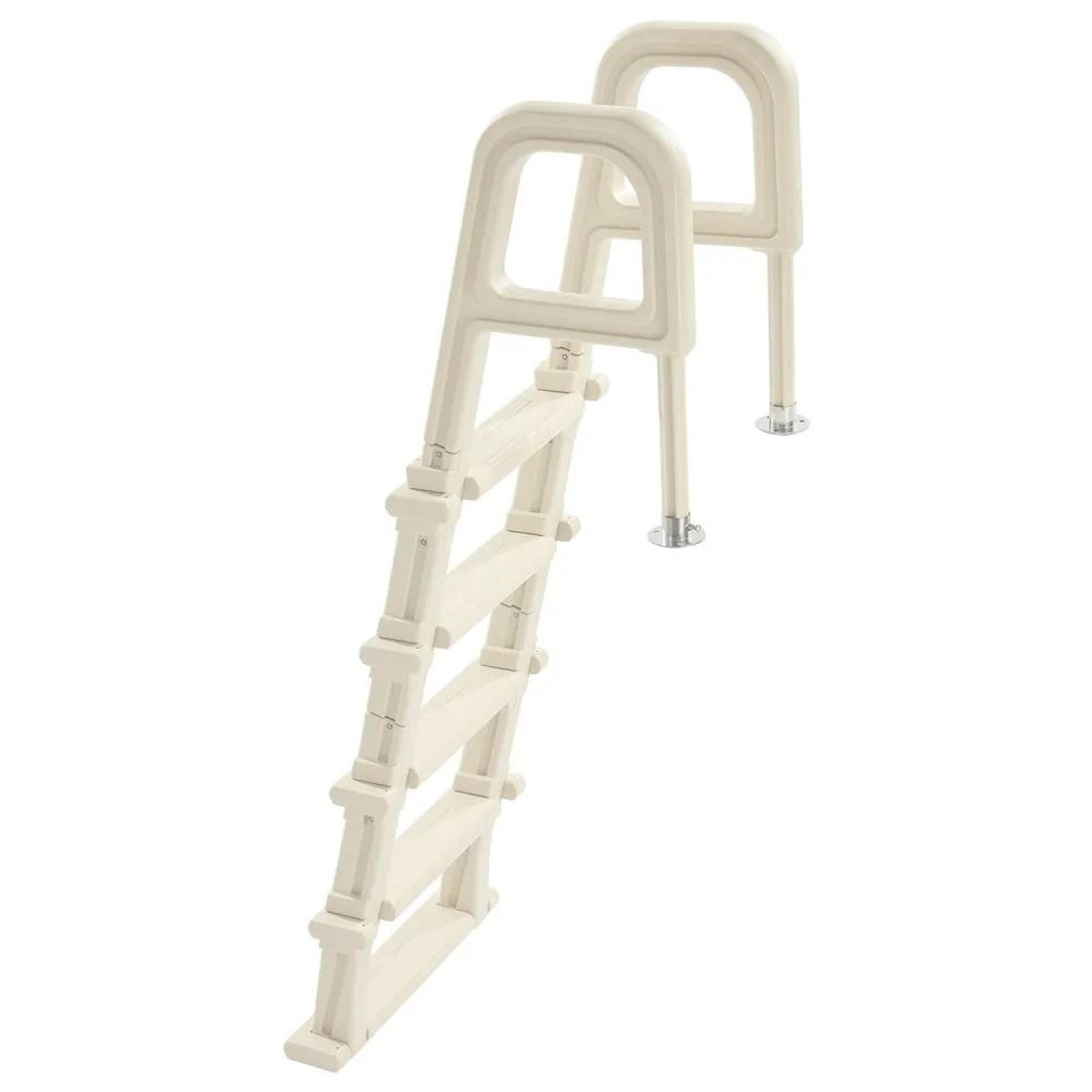 Swimming Pool Ladder With 5 NonSlip Steps And Double Handrails For 4854 Inch Pools 6