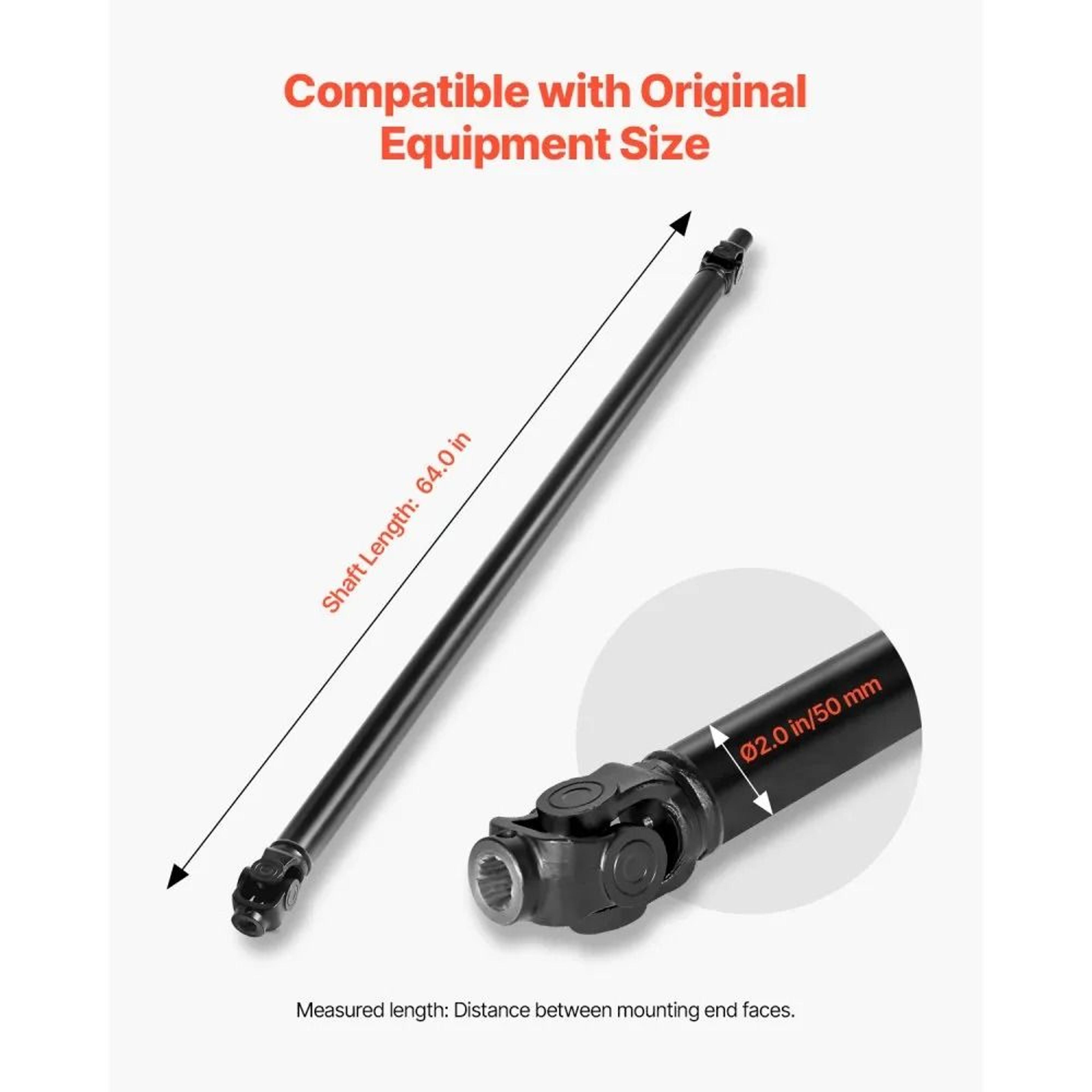 Front Drive Shaft Assembly 64 Inch For 20142016 Polaris Ranger XP 900 5