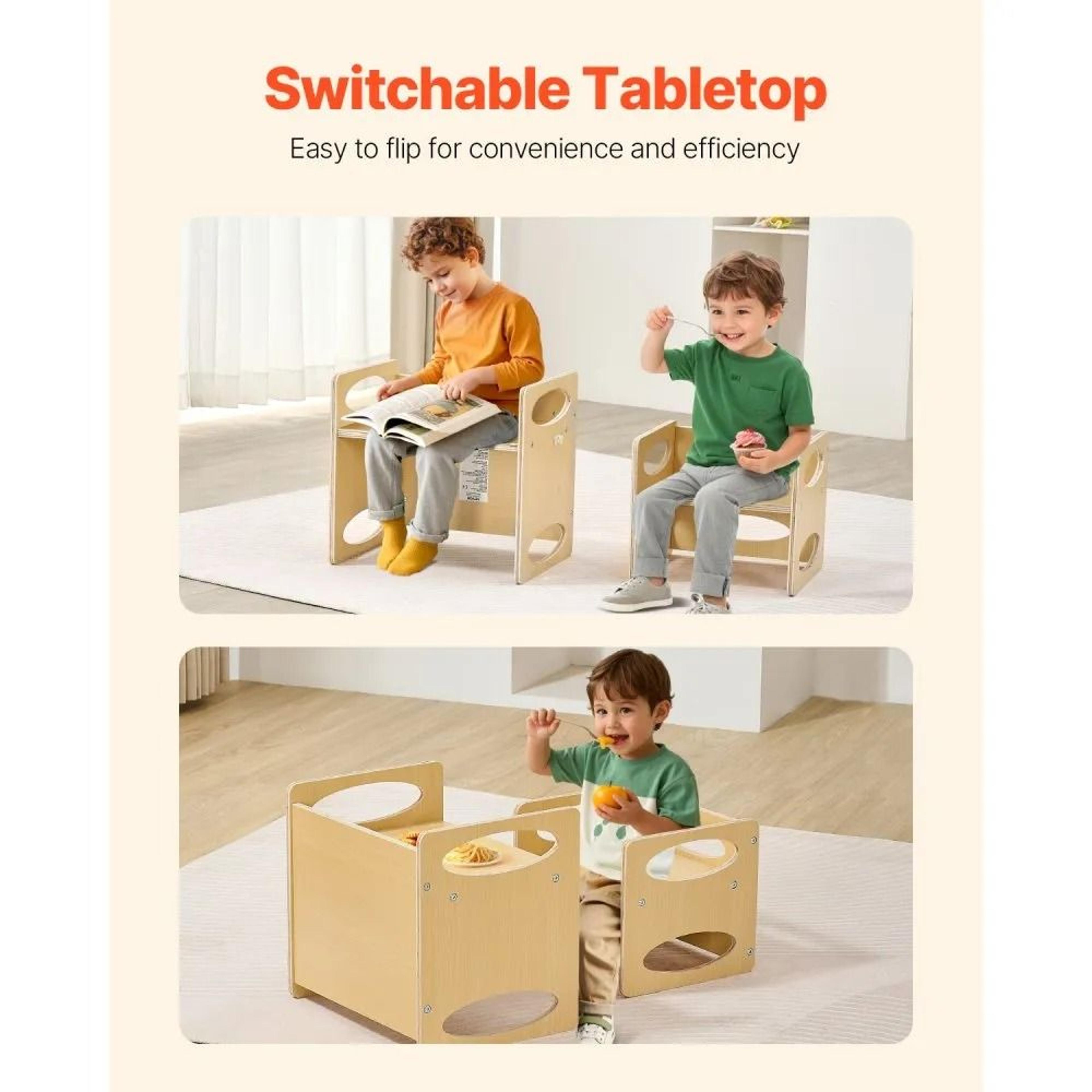 Montessori Weaning Table And Chair Set With Adjustable Height For Toddlers 3