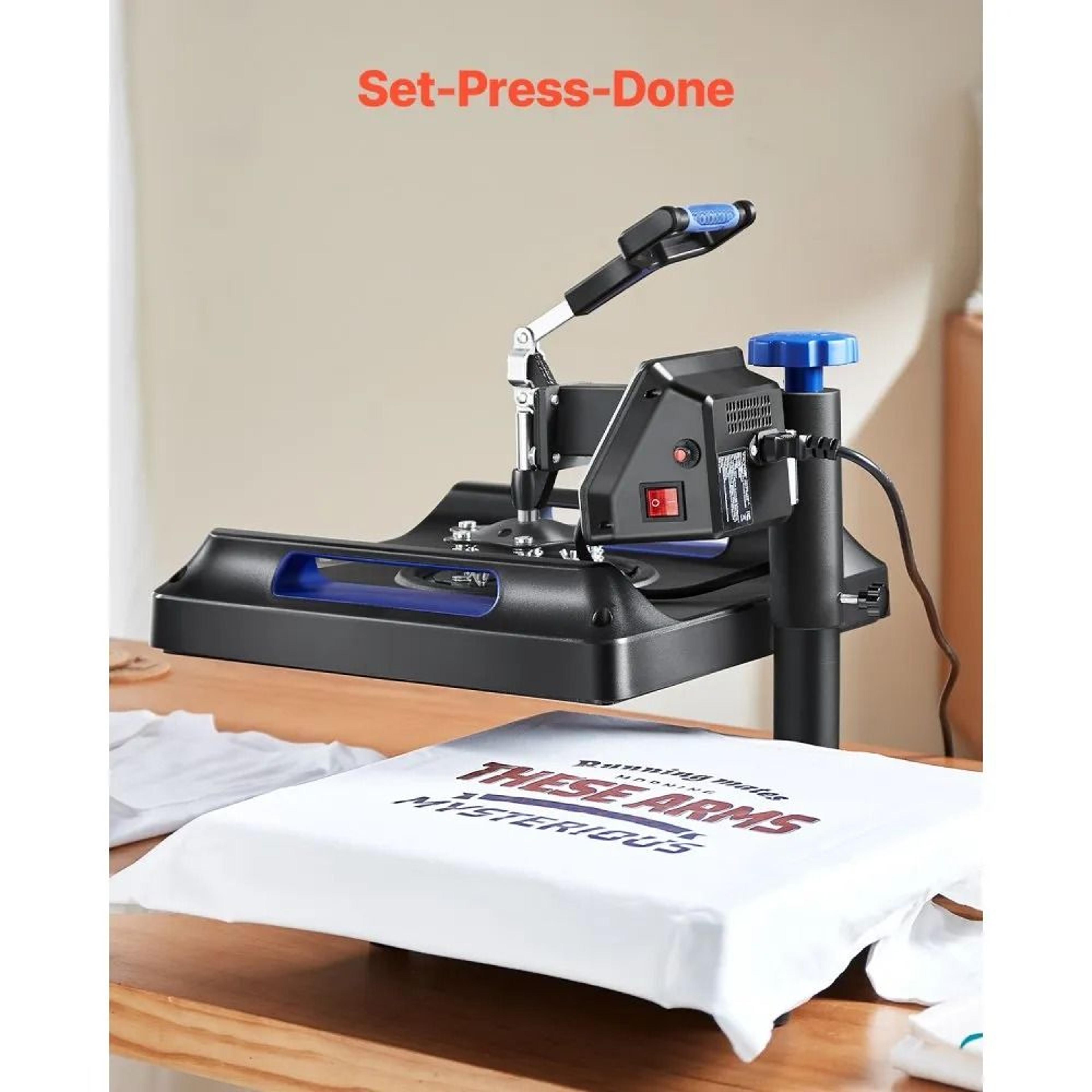8 In 1 Heat Press Machine 15 X 15 Inch With Digital Control And Swing Away Design 2