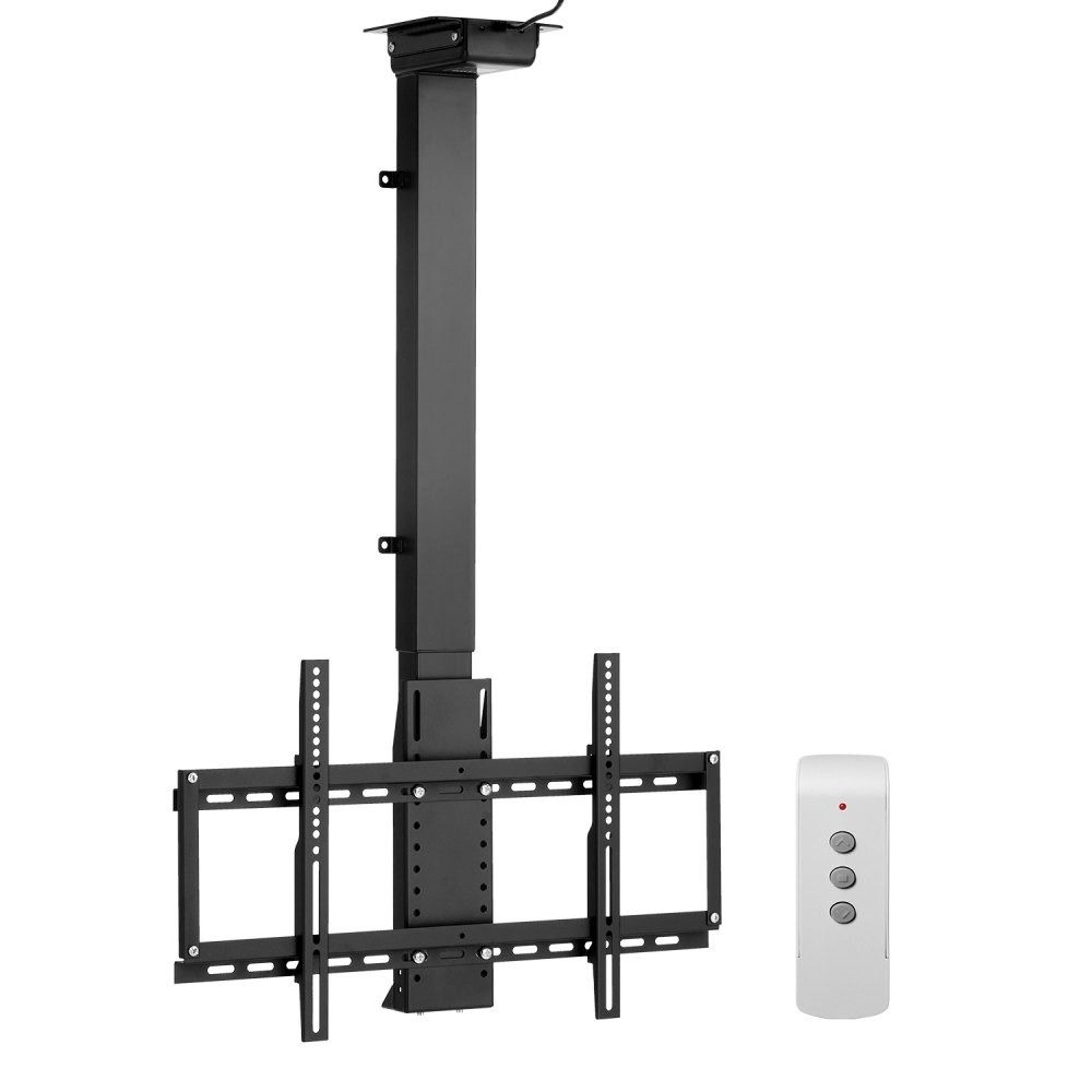 motorized ceiling tv mount for 32–55 inch tvs with electric height adjustment