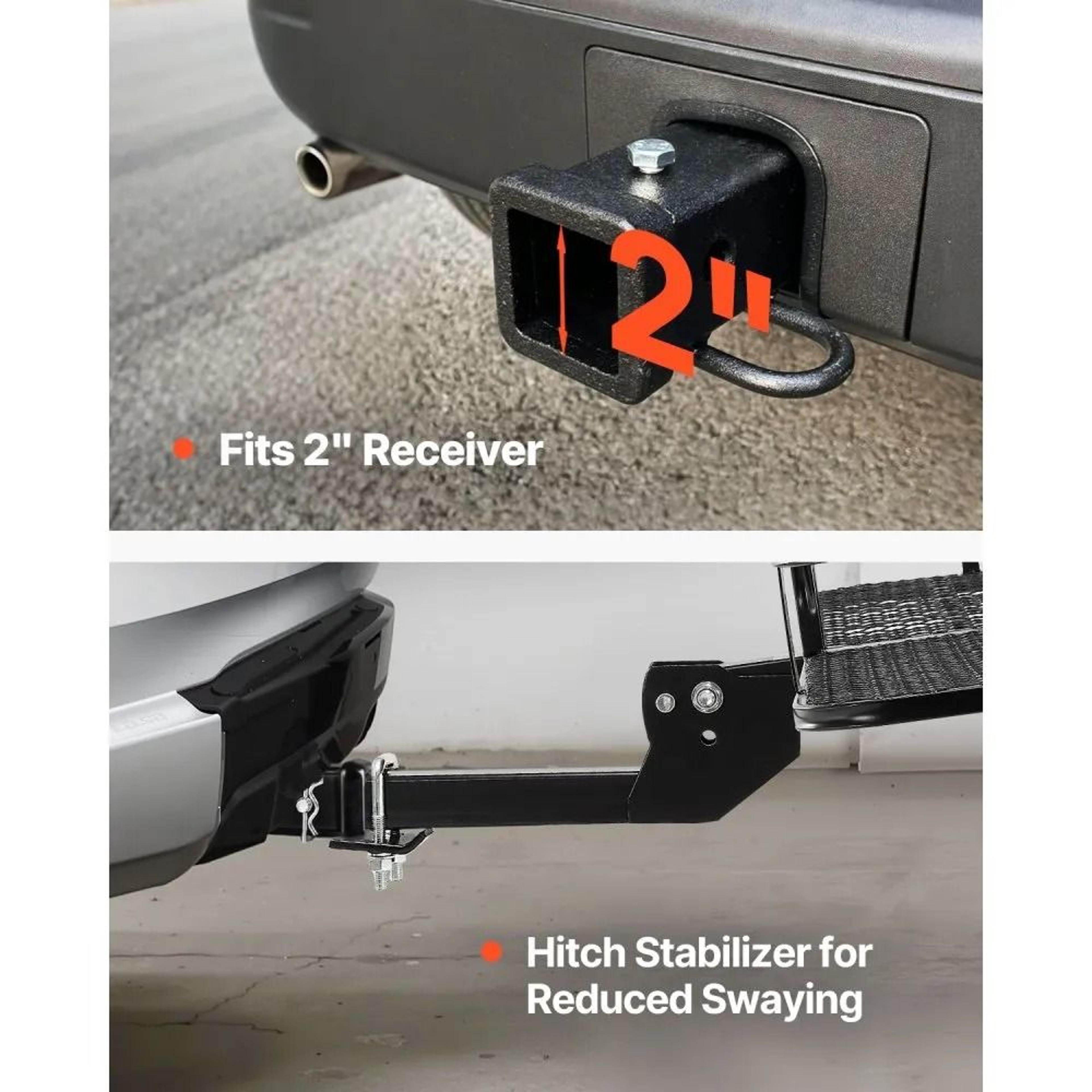 Folding Hitch Cargo Carrier 70 X 30 Inch 500 Lb Capacity With Hitch Lock 2