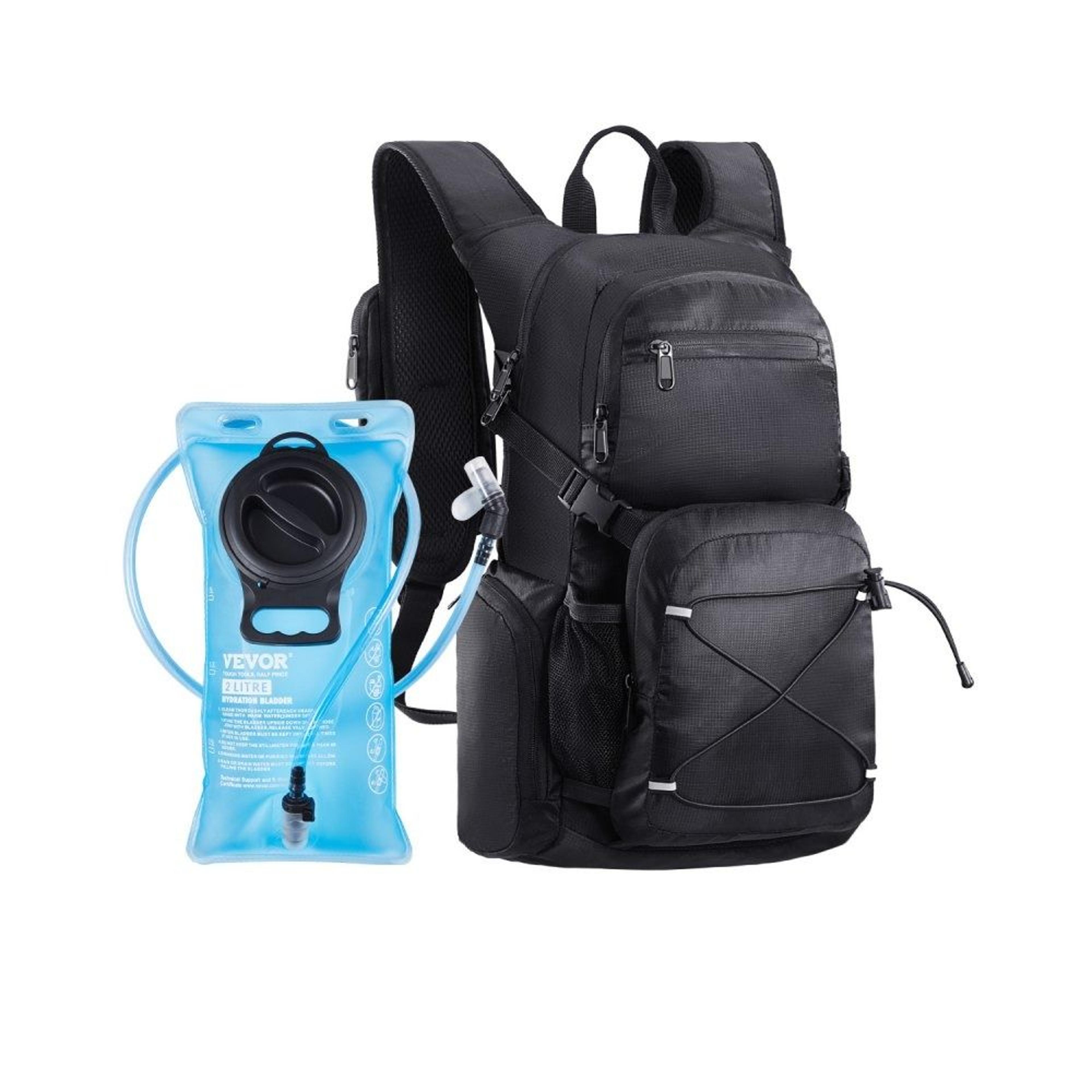 25l hydration backpack with 2l tpu water bladder for hiking cycling and camping