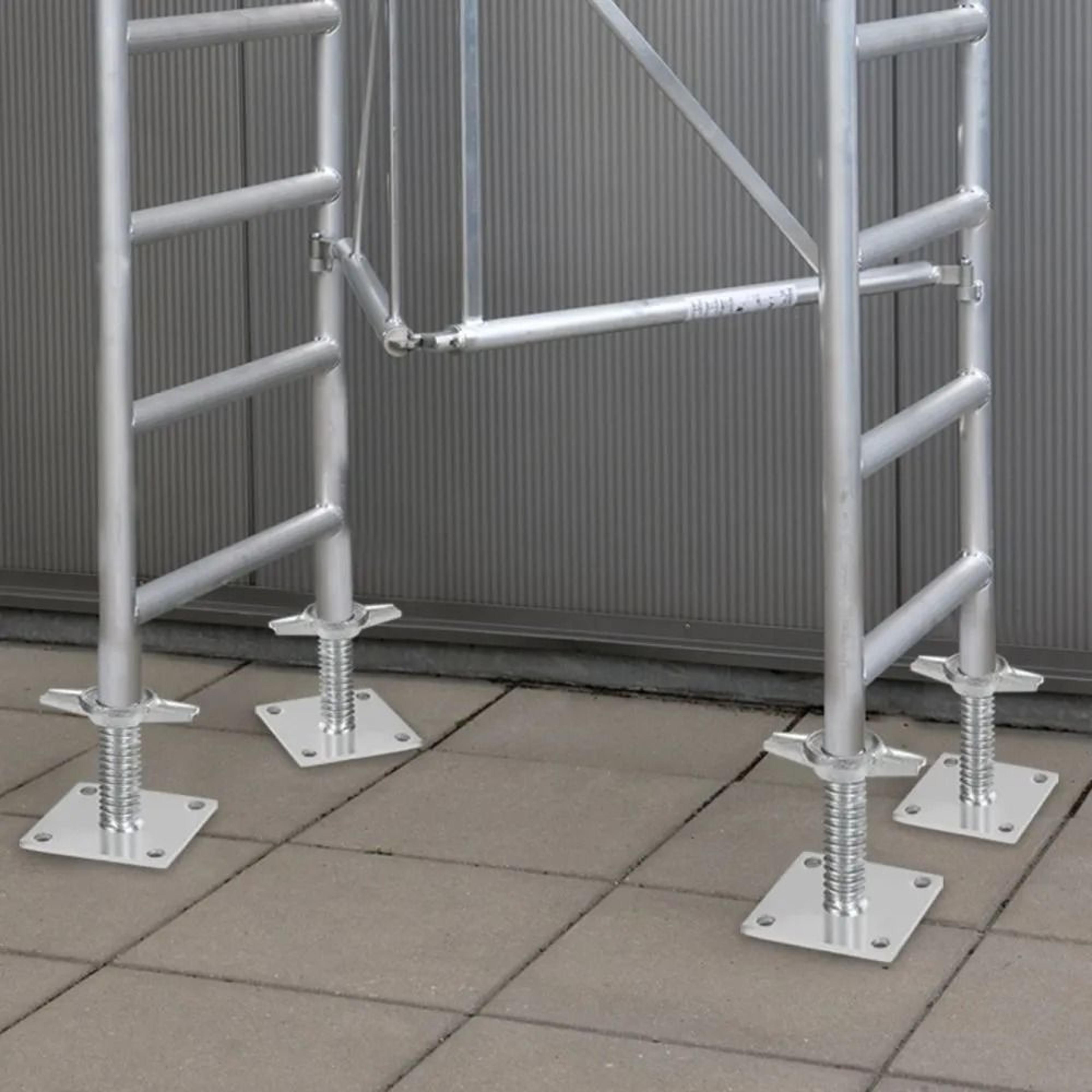 4Pack Adjustable Scaffold Leveling Jacks With 182Inch Height And 3307 Lb Load Capacity 6