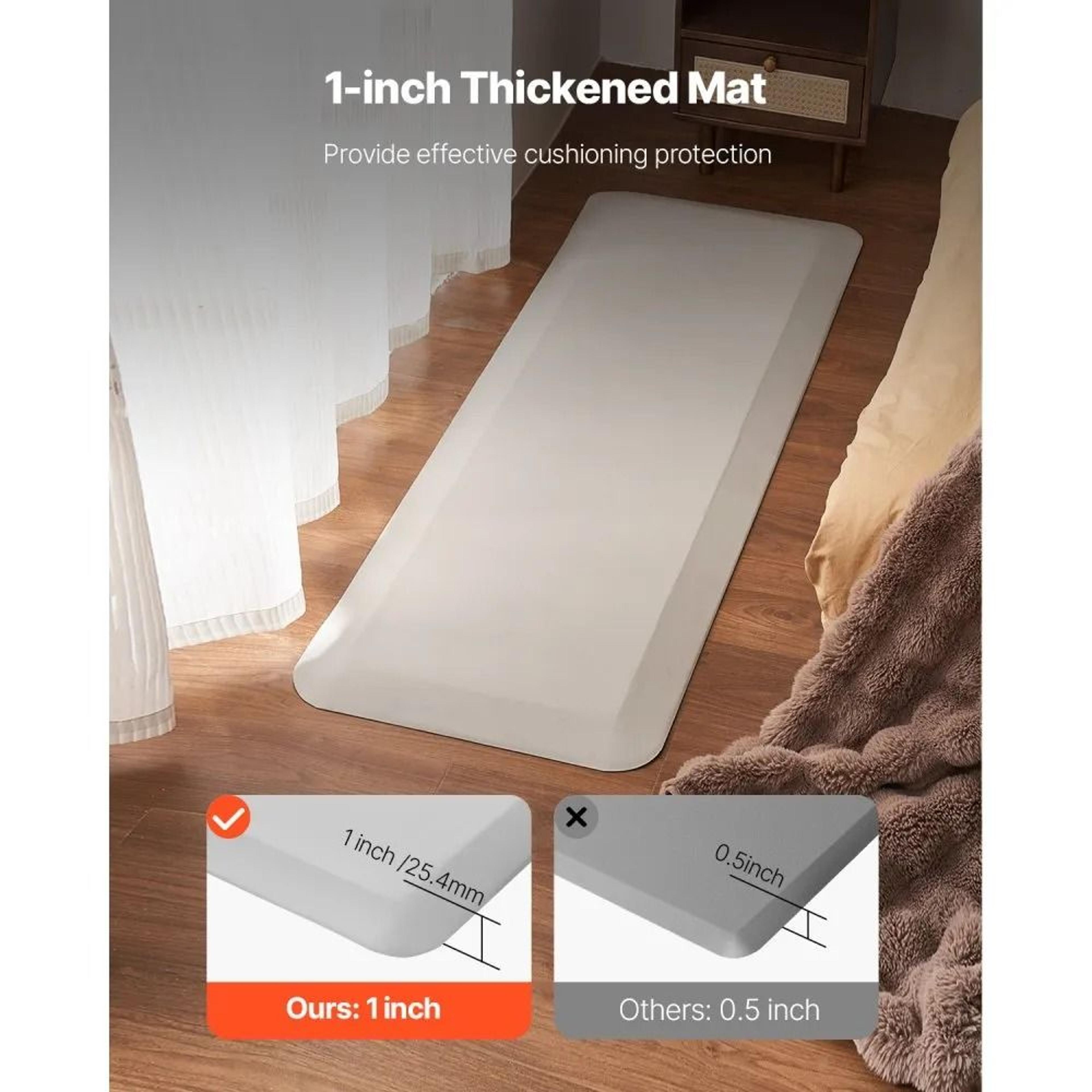 Fall Prevention Mat For Elderly With 1Inch Cushioning And NonSlip Beveled Edges 4