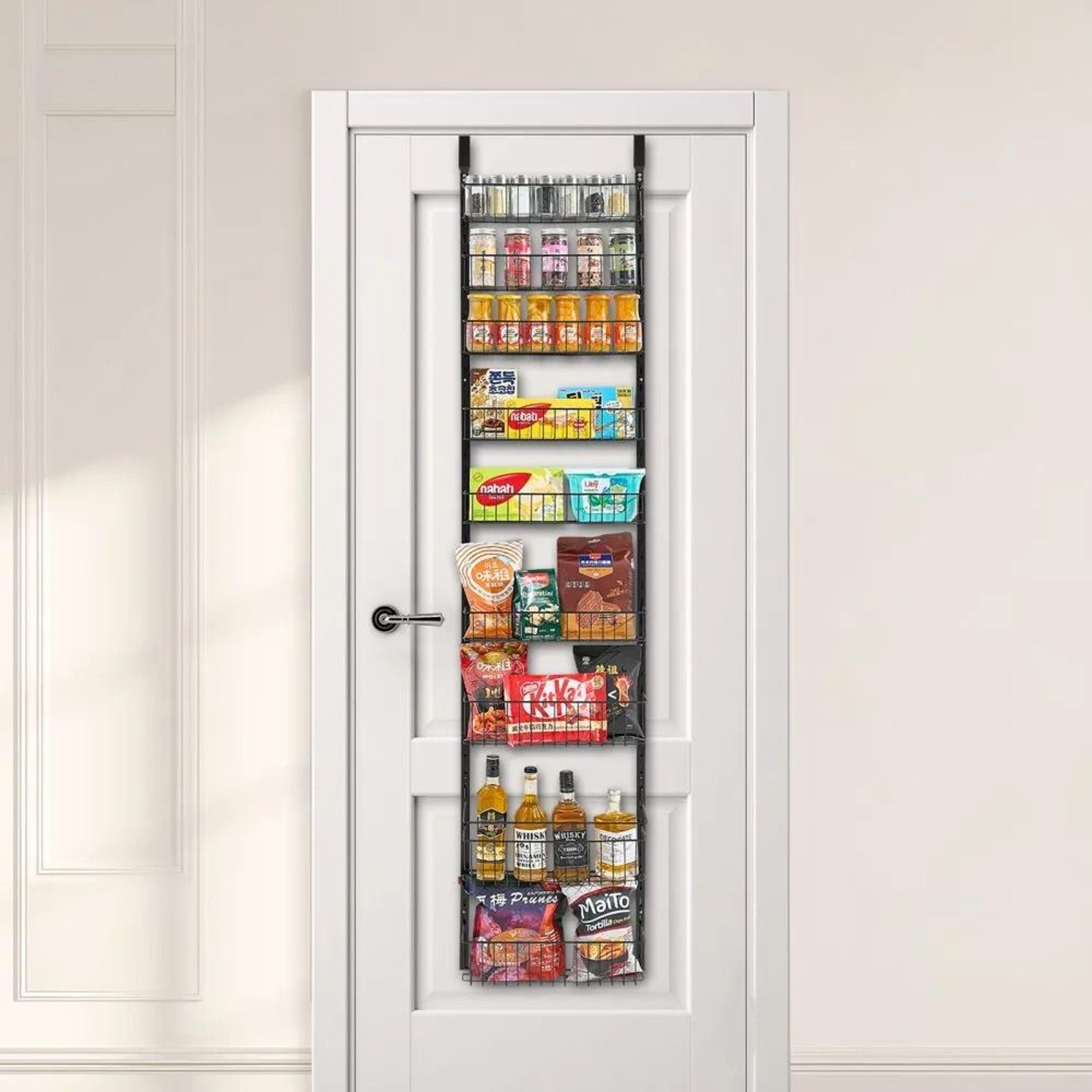 9Tier Over The Door Pantry Organizer With Adjustable Steel Storage Baskets 5