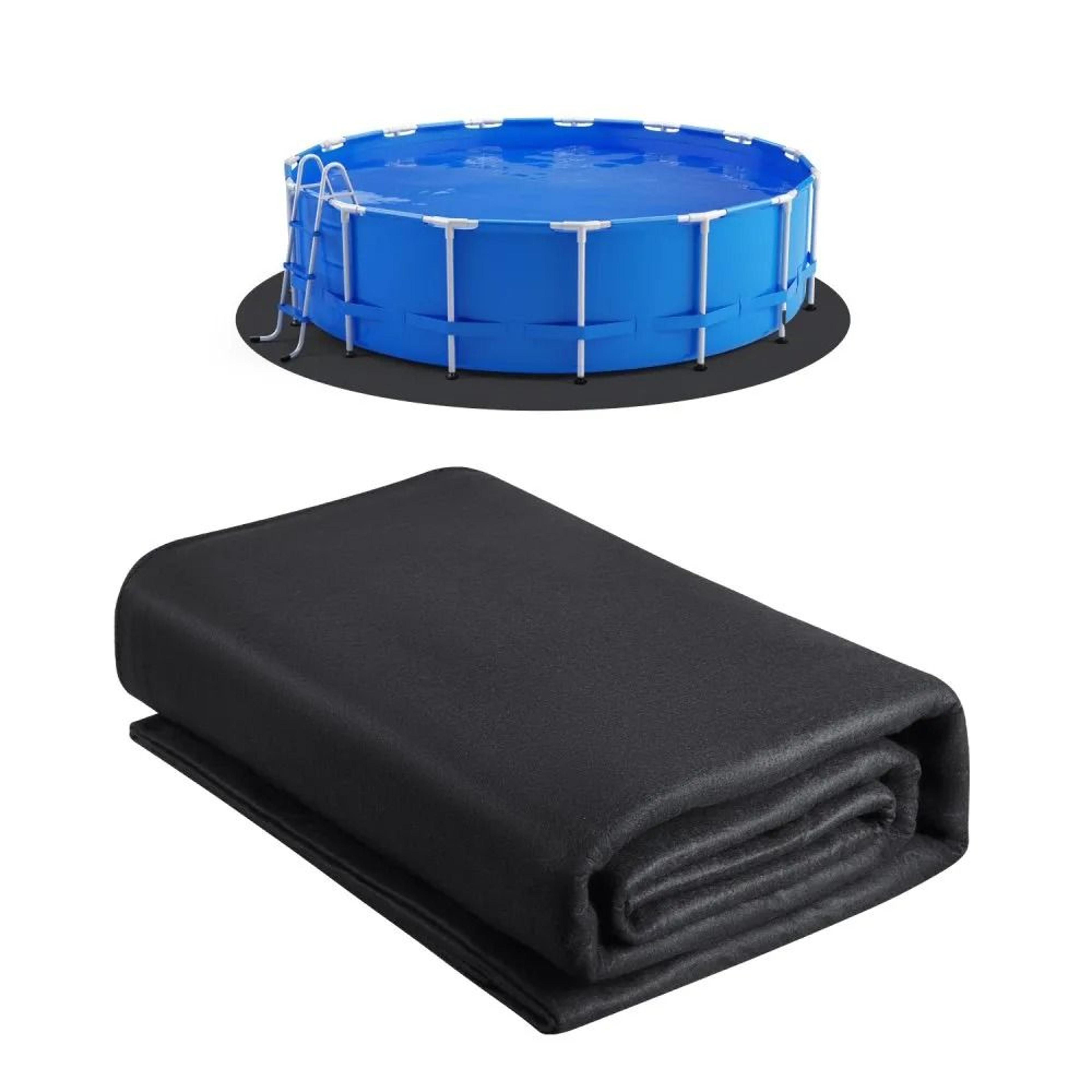 18ft round pool liner pad for above ground pools protective geotextile underlayment
