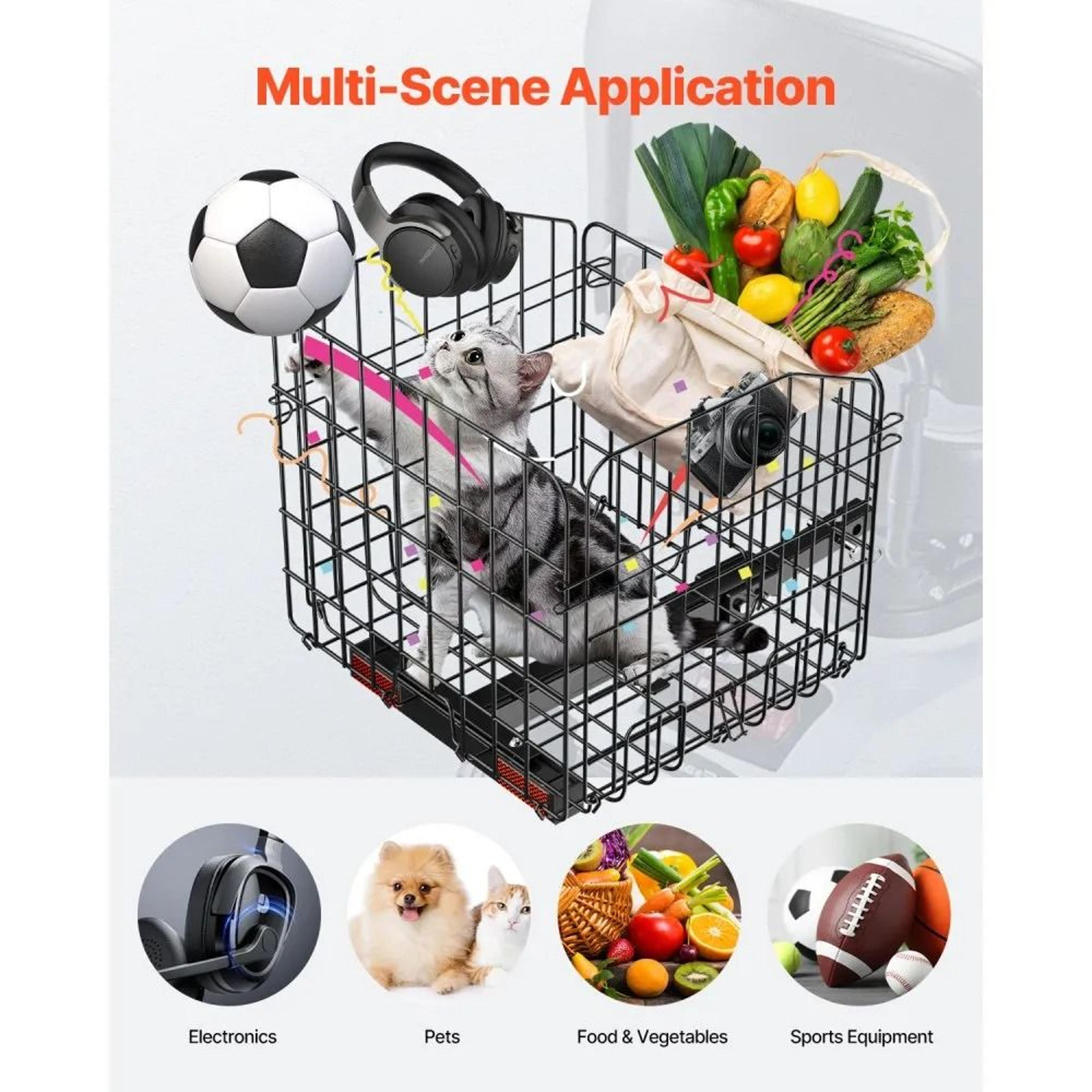 Folding Mobility Scooter Rear Basket With HeavyDuty Metal Frame And 33 Lb Capacity 2