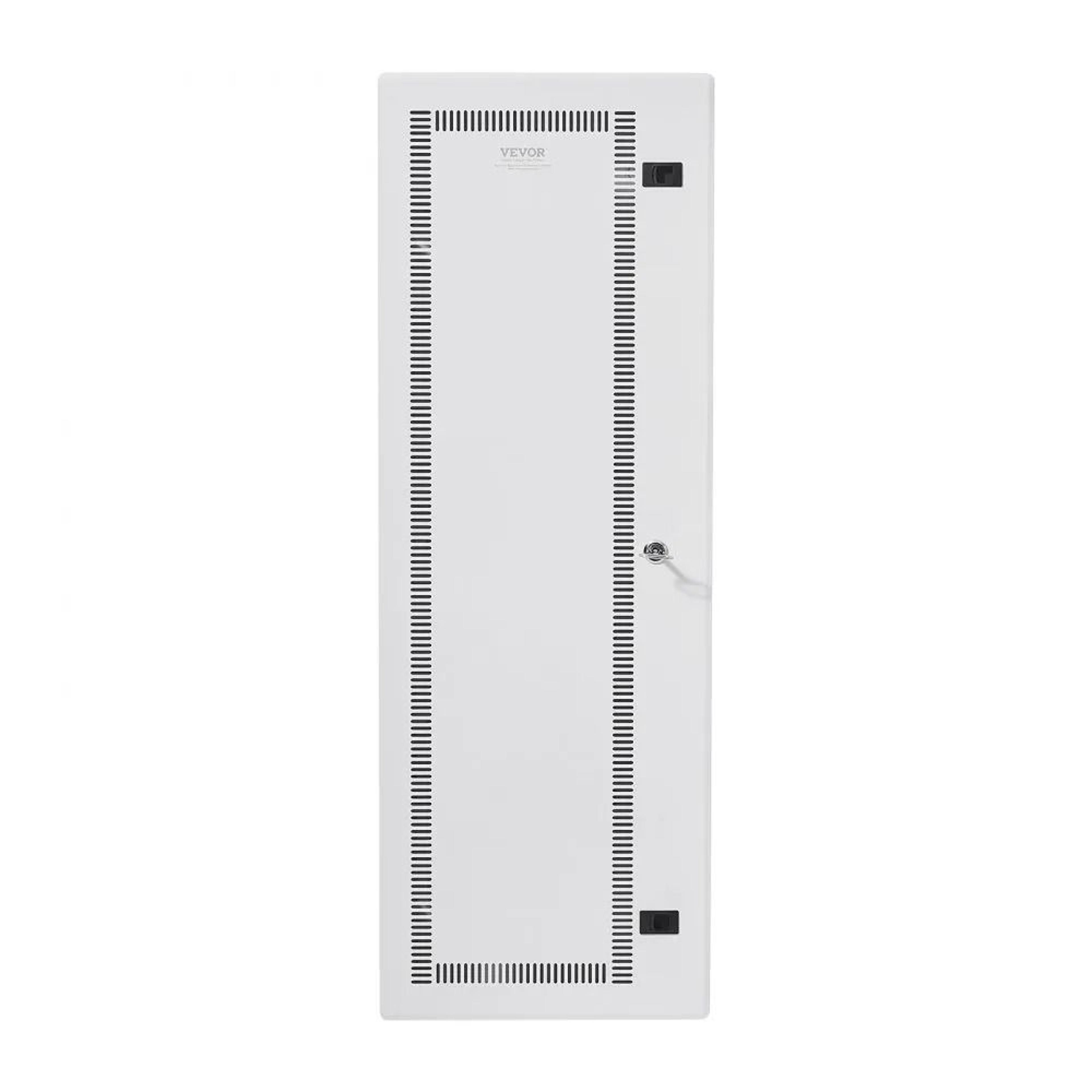 42-inch structured media enclosure with vented hinged door and key lock