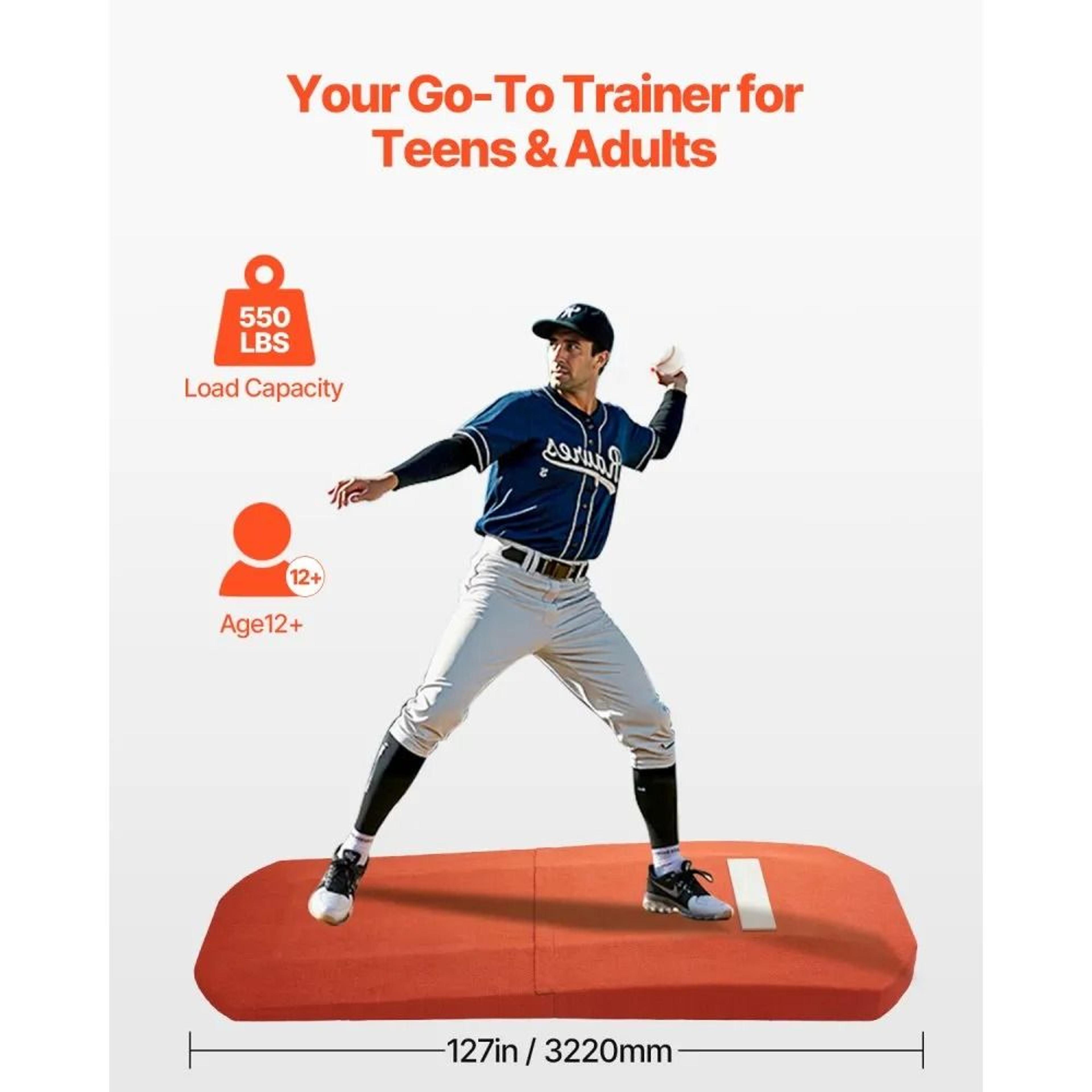 Portable Baseball Pitching Mound With NonSlip Turf For Indoor And Outdoor Training 4