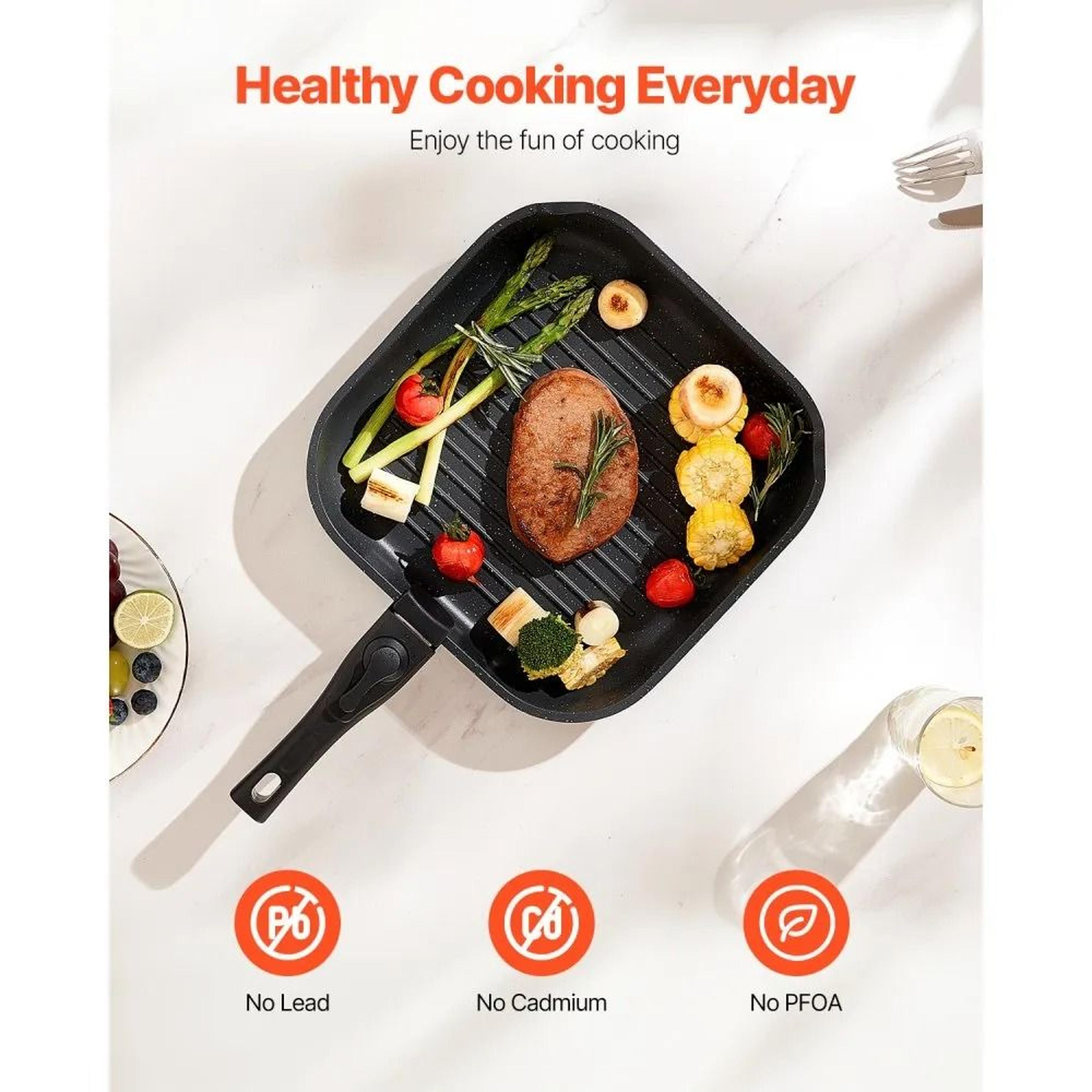 17Piece Nonstick Pots And Pans Set With Detachable Handles For Induction Cooking 1