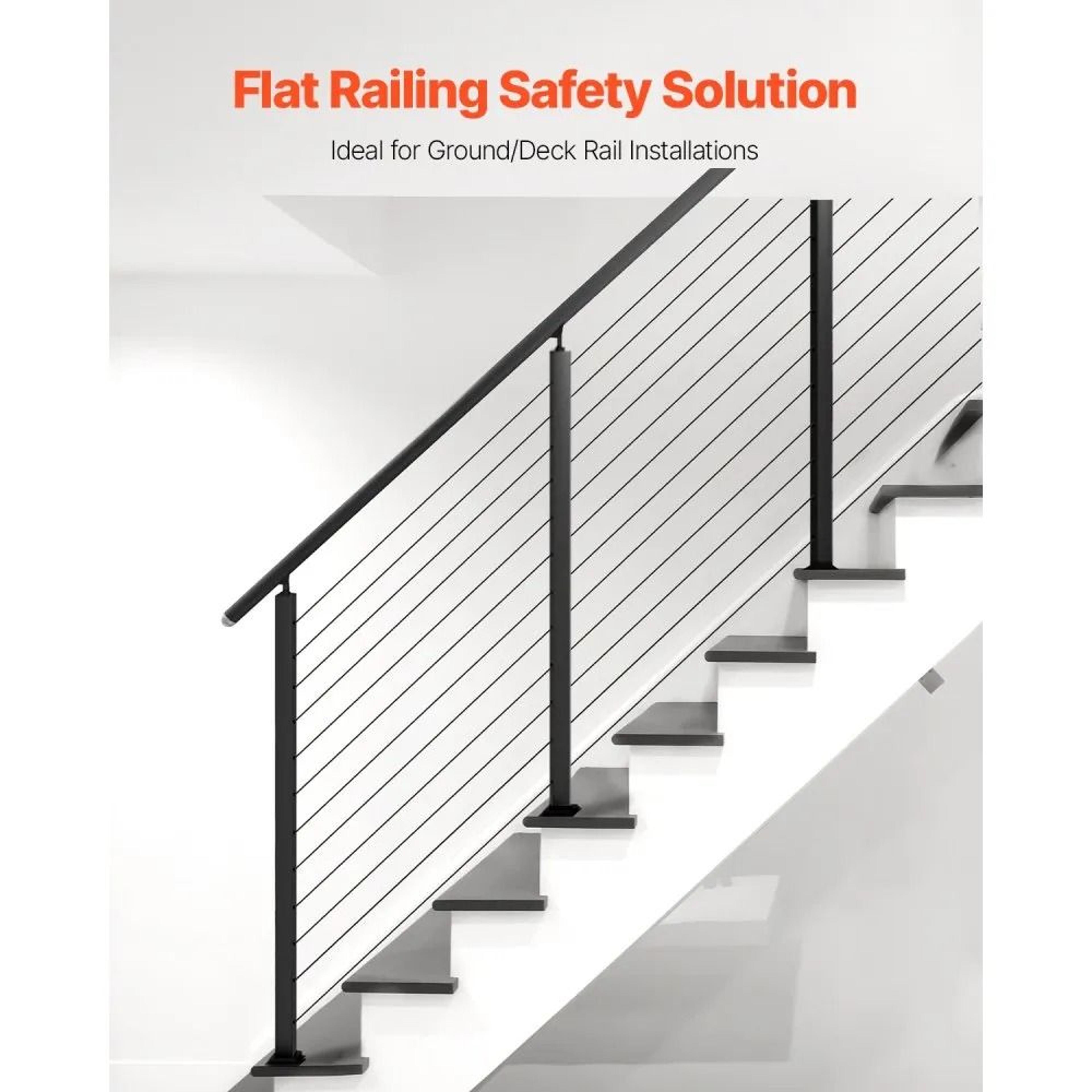 Stainless Steel Cable Railing Post With 30 Angled Holes And Brackets 3