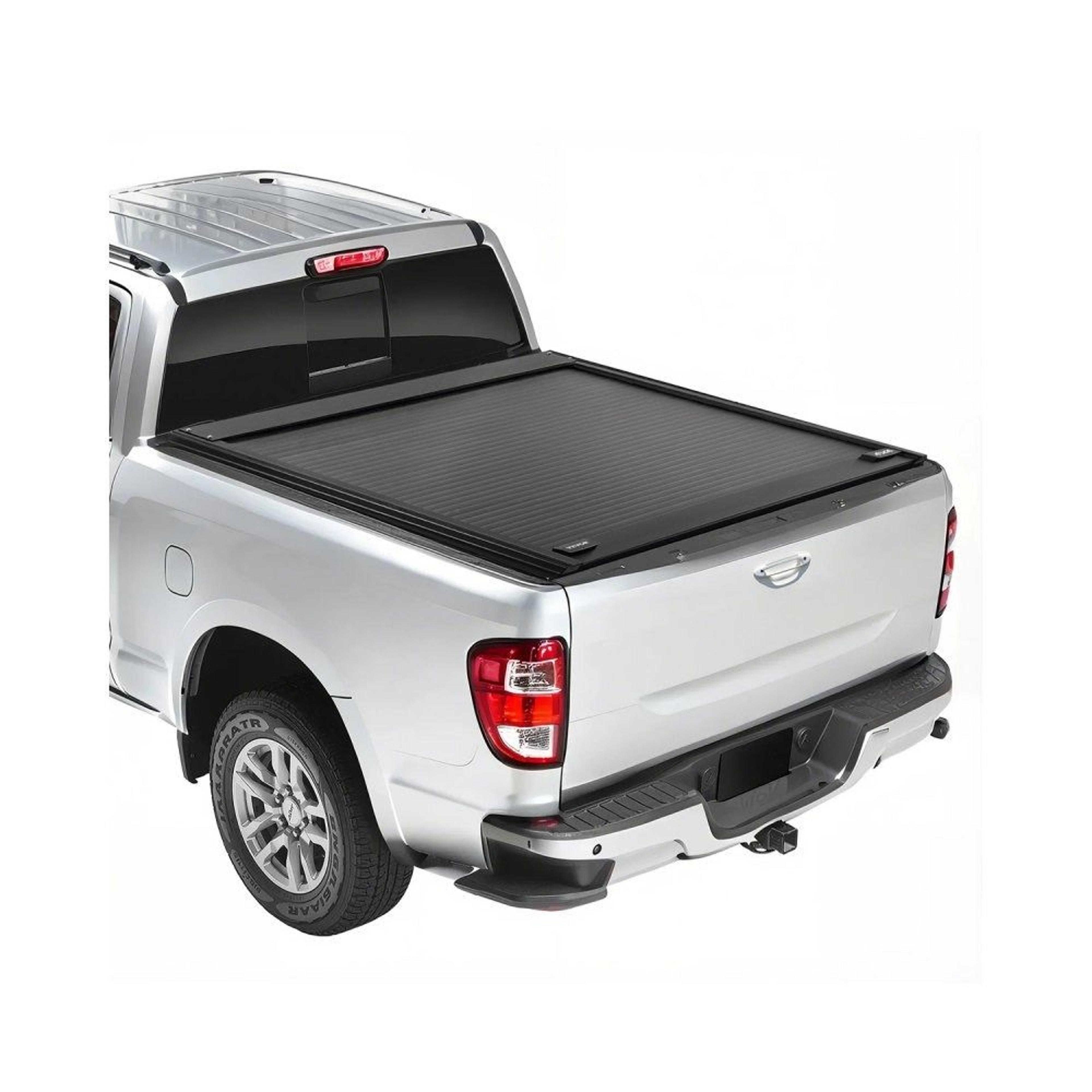 hard retractable tonneau cover for 2009–2024 dodge ram 1500 5.7 ft bed with dual locks