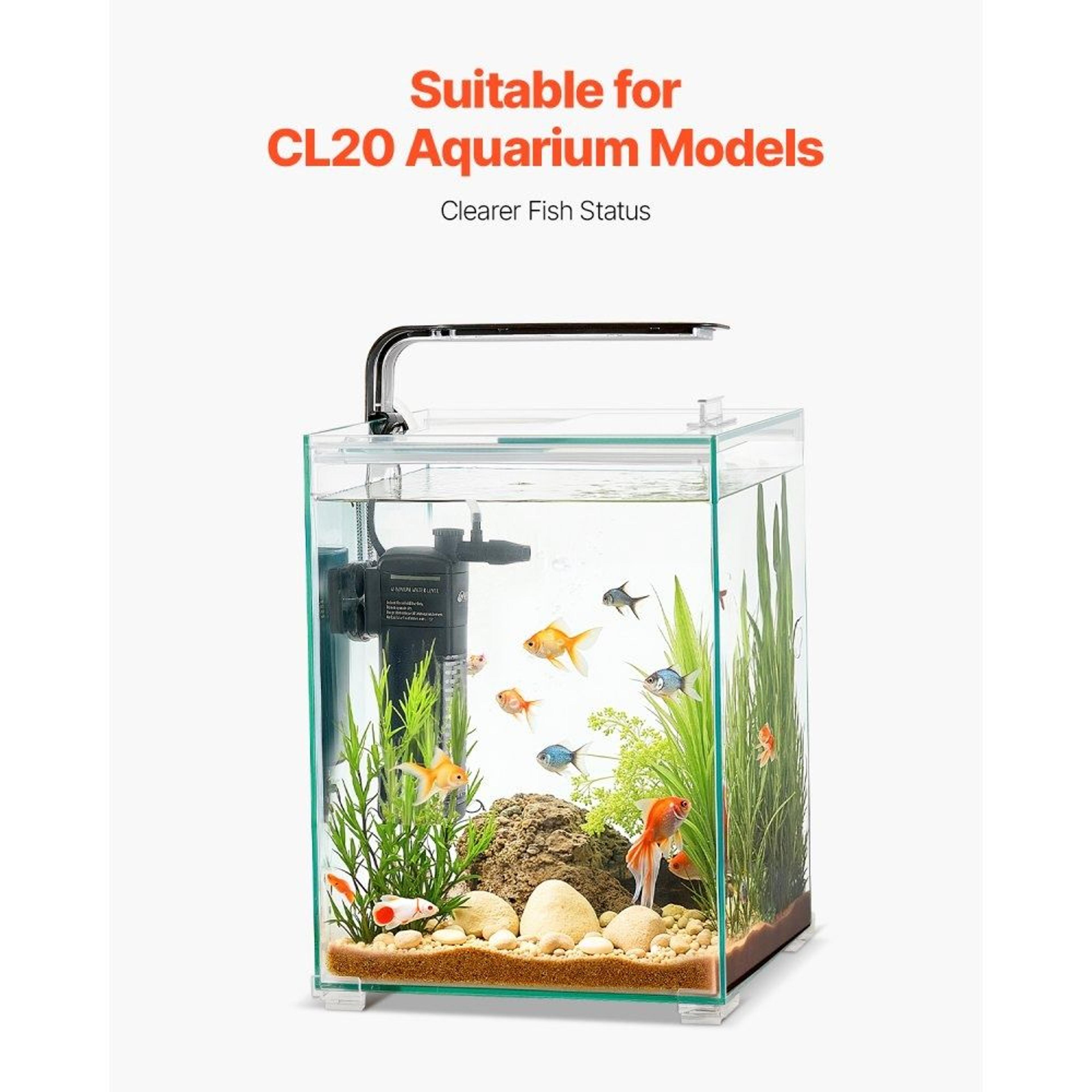 Aquarium Replacement Filter Cartridges 8Pack For CL20 Fish Tanks 1