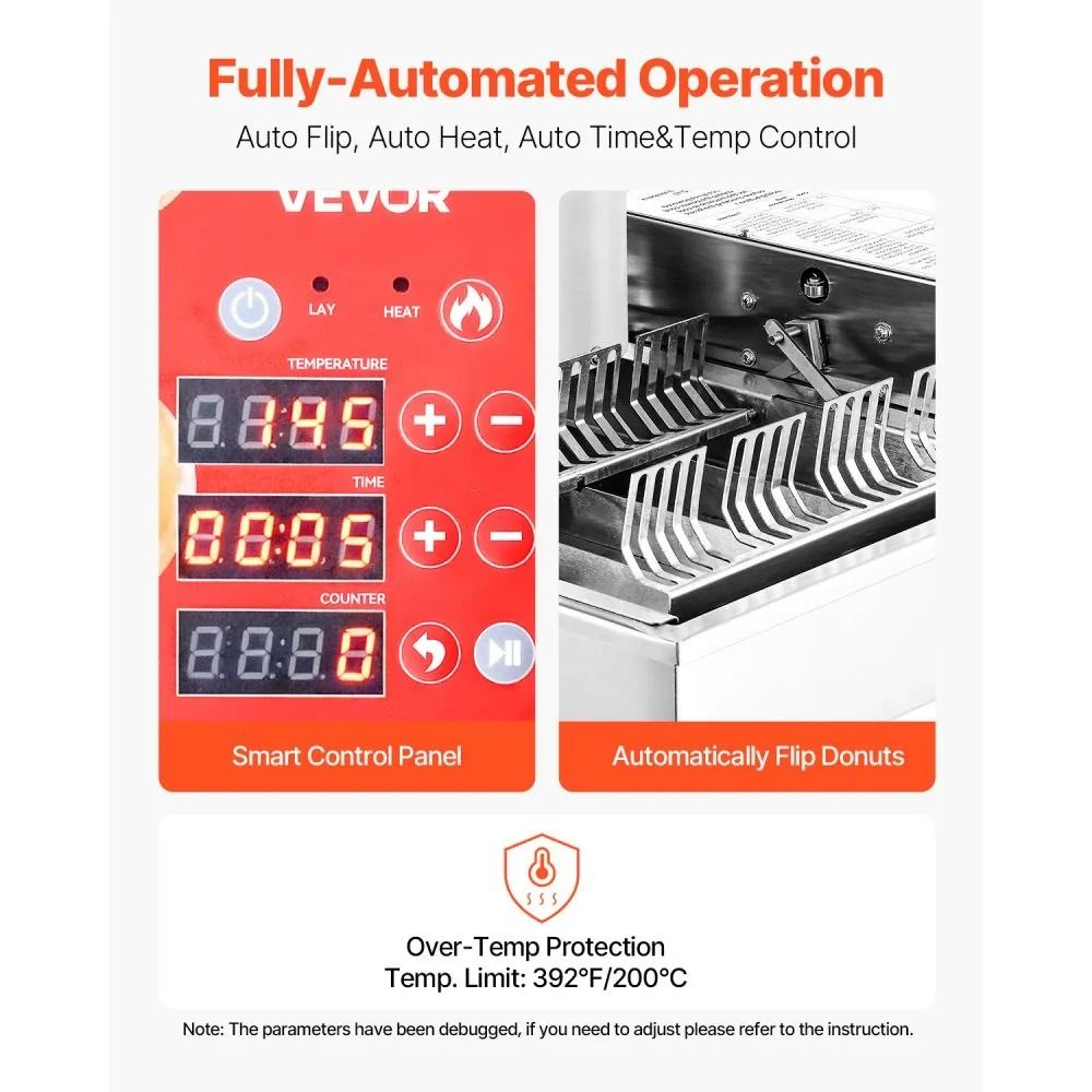 Commercial Automatic Donut Machine With 4 Rows And Intelligent Control 4