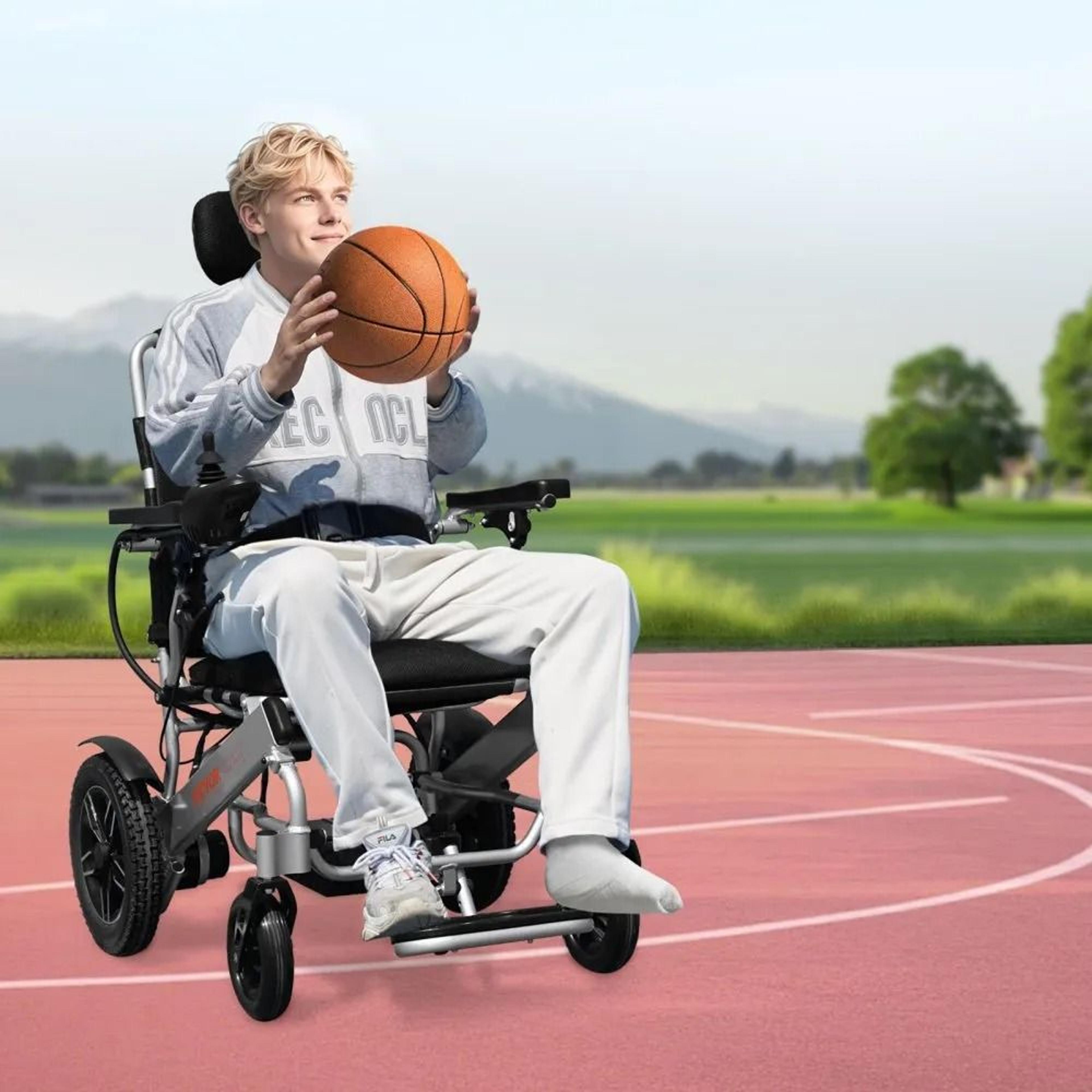 Foldable Electric Wheelchair For Adults And 13Mile Range 6