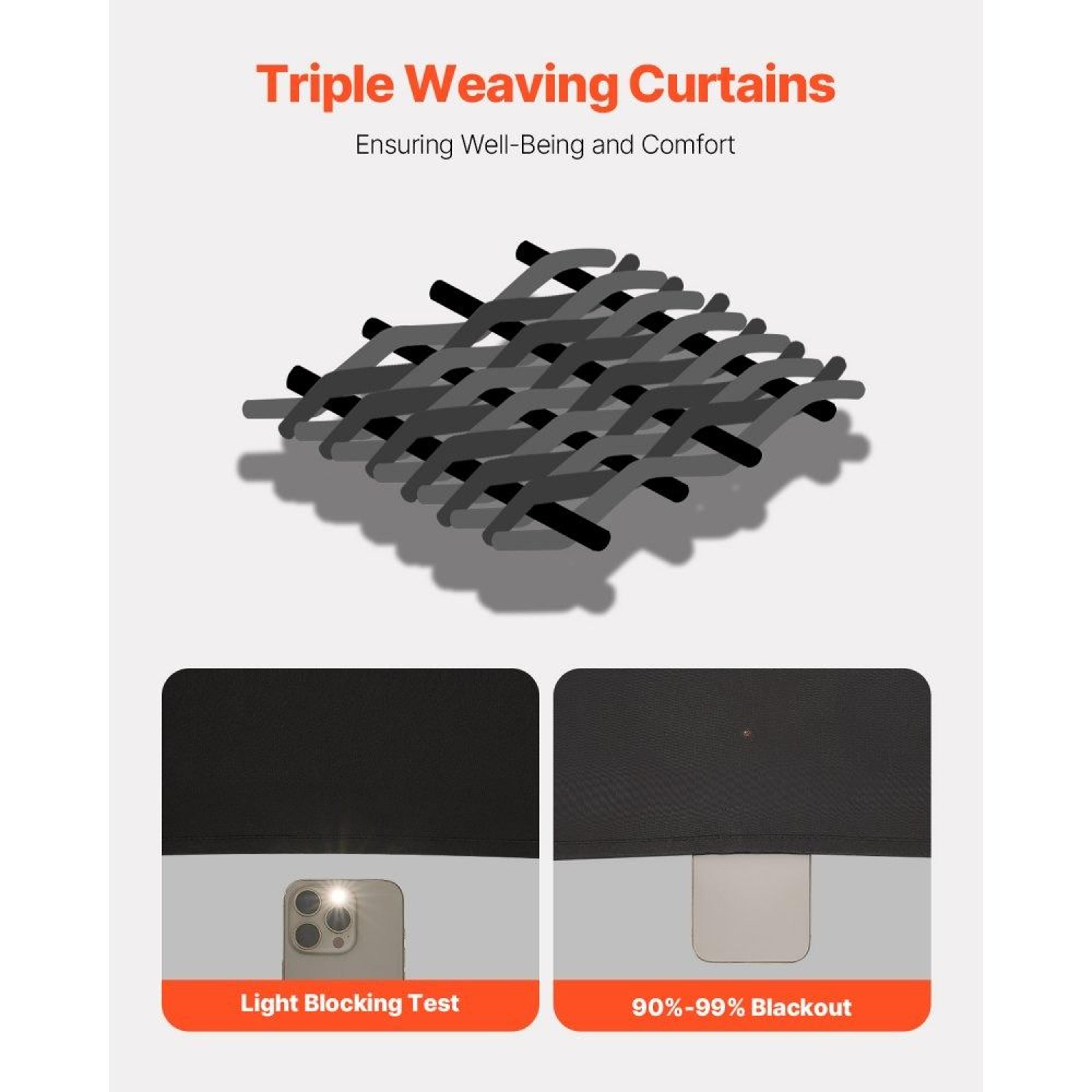 Blackout Curtains 63 Inch Length 2 Panel Set With Thermal Insulation And Grommets 3