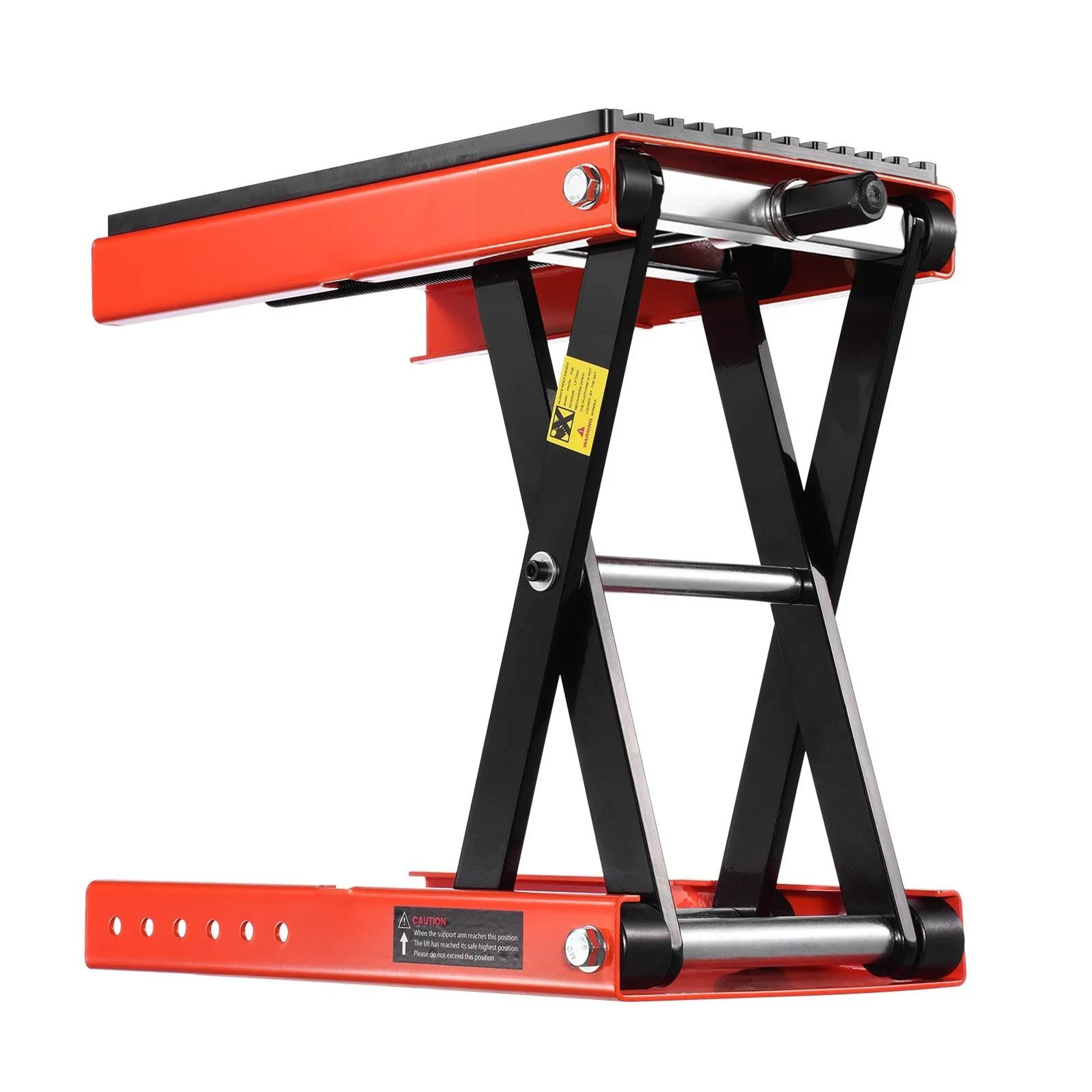 1200LB Motorcycle Scissor Lift Jack With Wide Platform And Adjustable Height 6