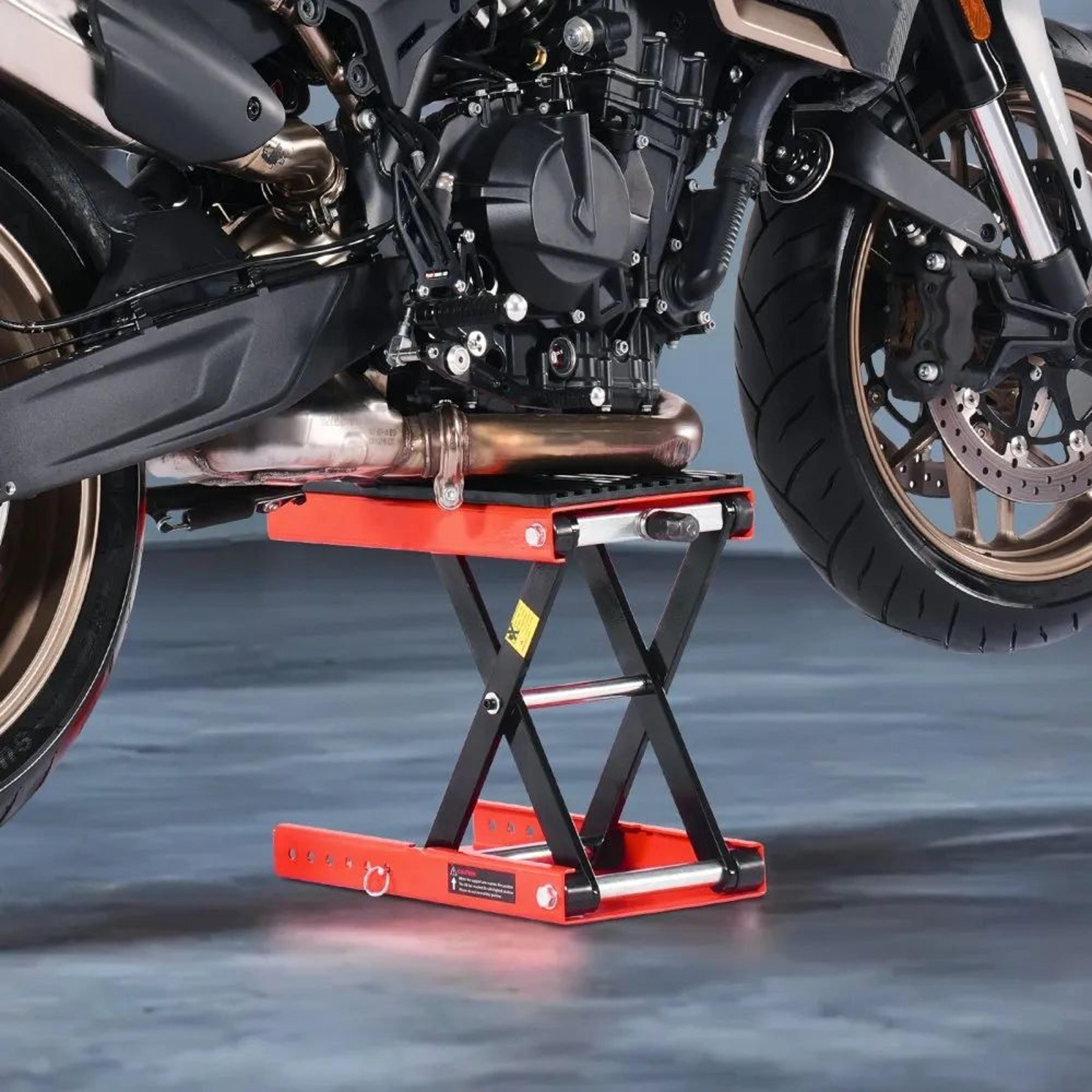 1200LB Motorcycle Scissor Lift Jack With Wide Platform And Adjustable Height 1
