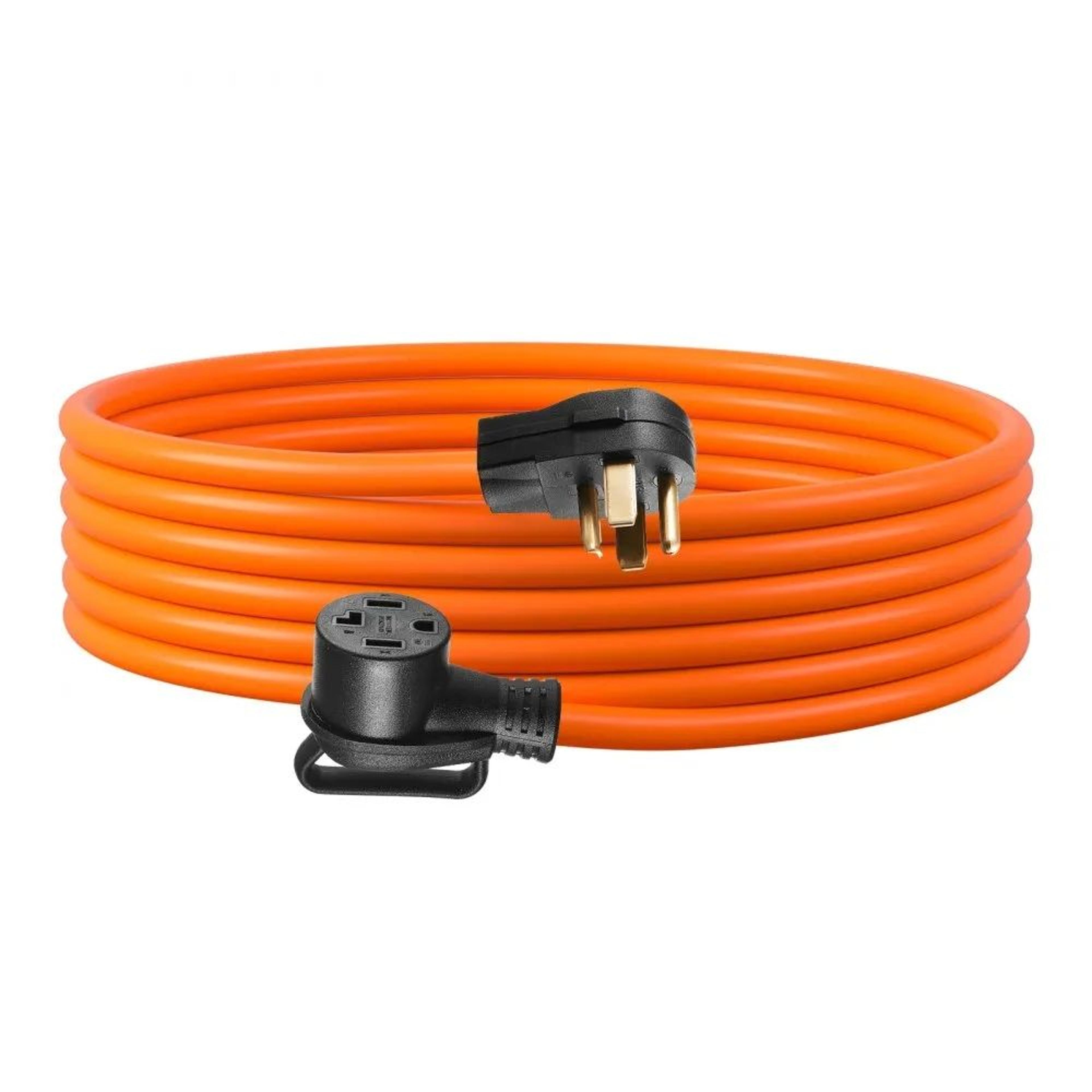 50 Ft HeavyDuty Dryer Extension Cord 4Prong NEMA 1430 30A 125250V 7