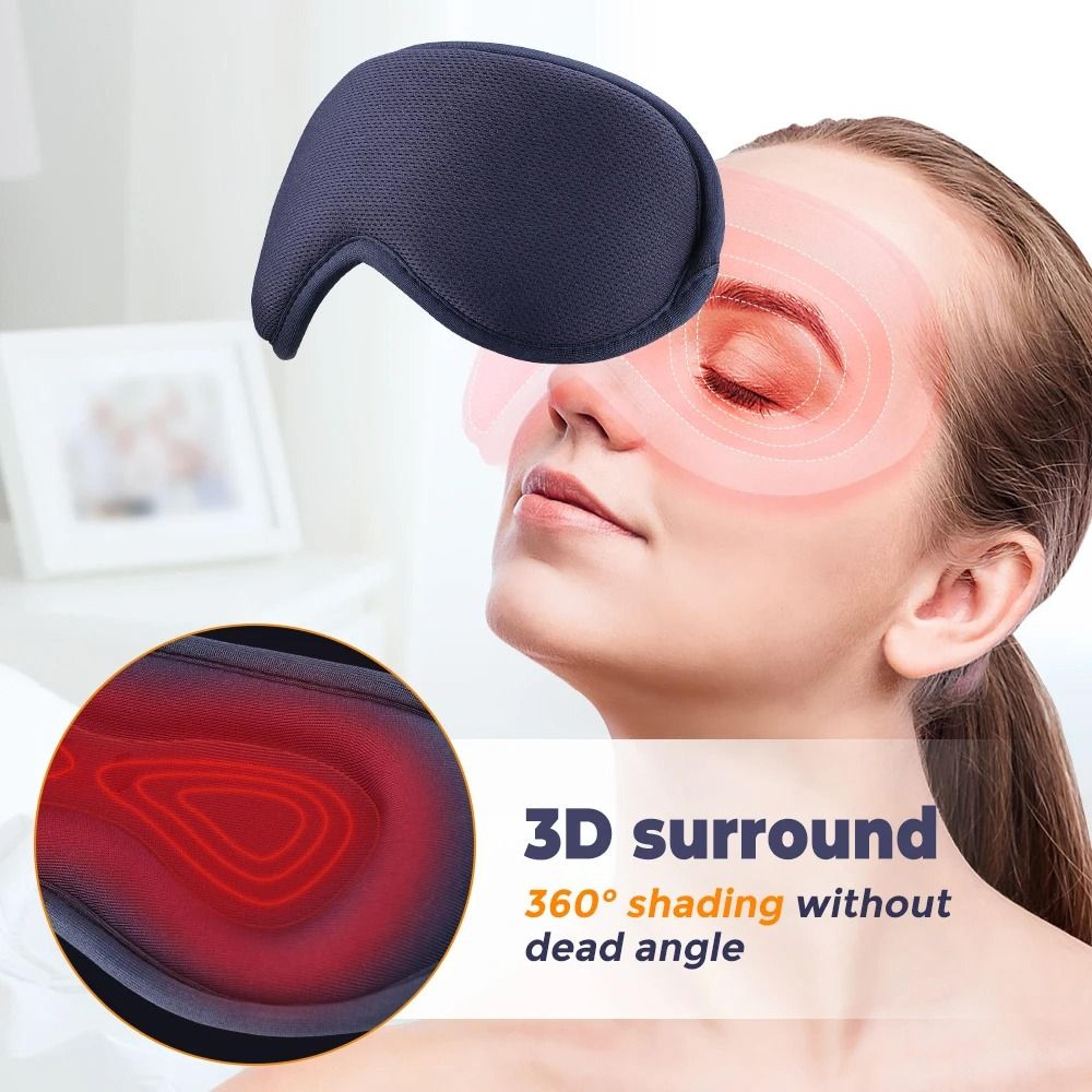USB Heated Eye Mask With Vibration Massage And Steam Function 5