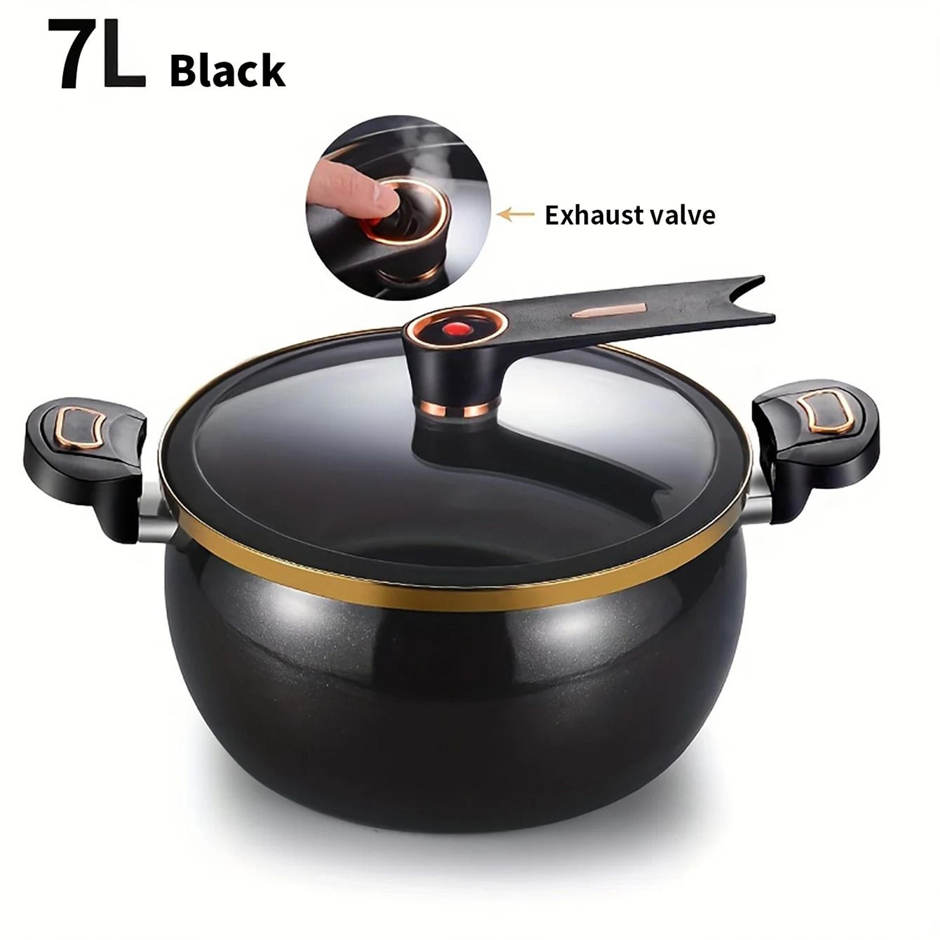 Large Capacity 7L Non Stick Micro Pressure Stew Pot 6