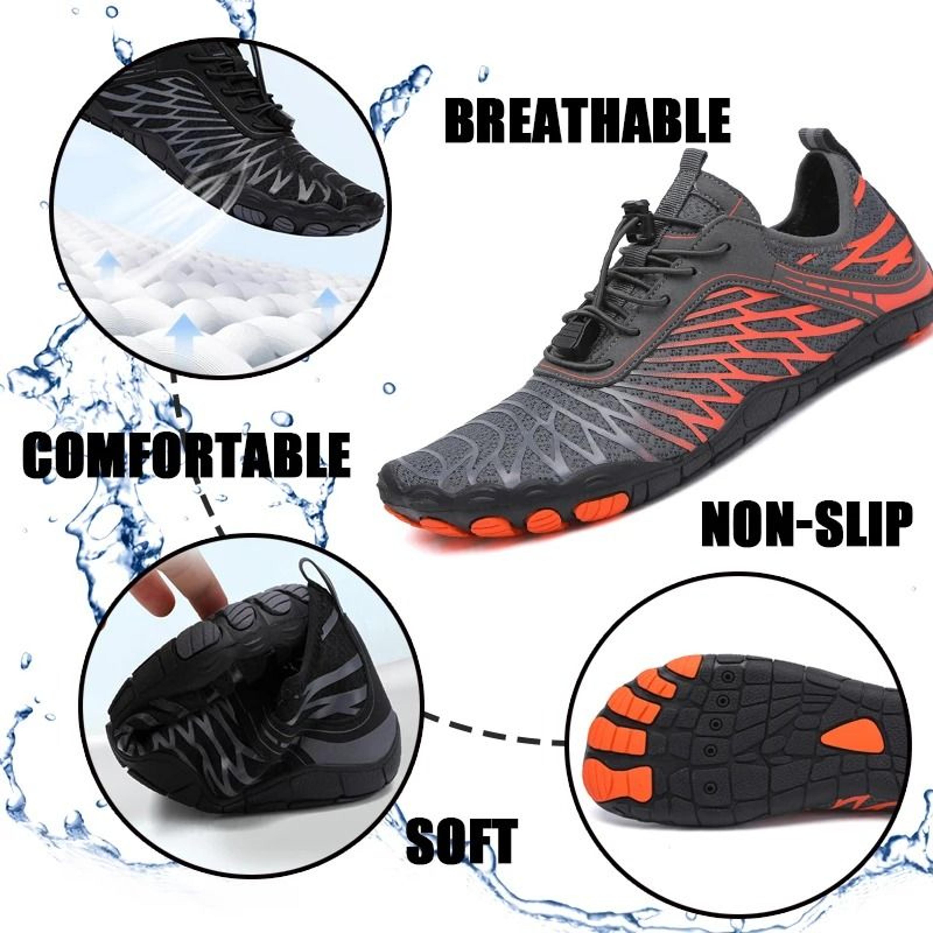 quick dry aqua shoes for men and women lightweight barefoot water sneakers
