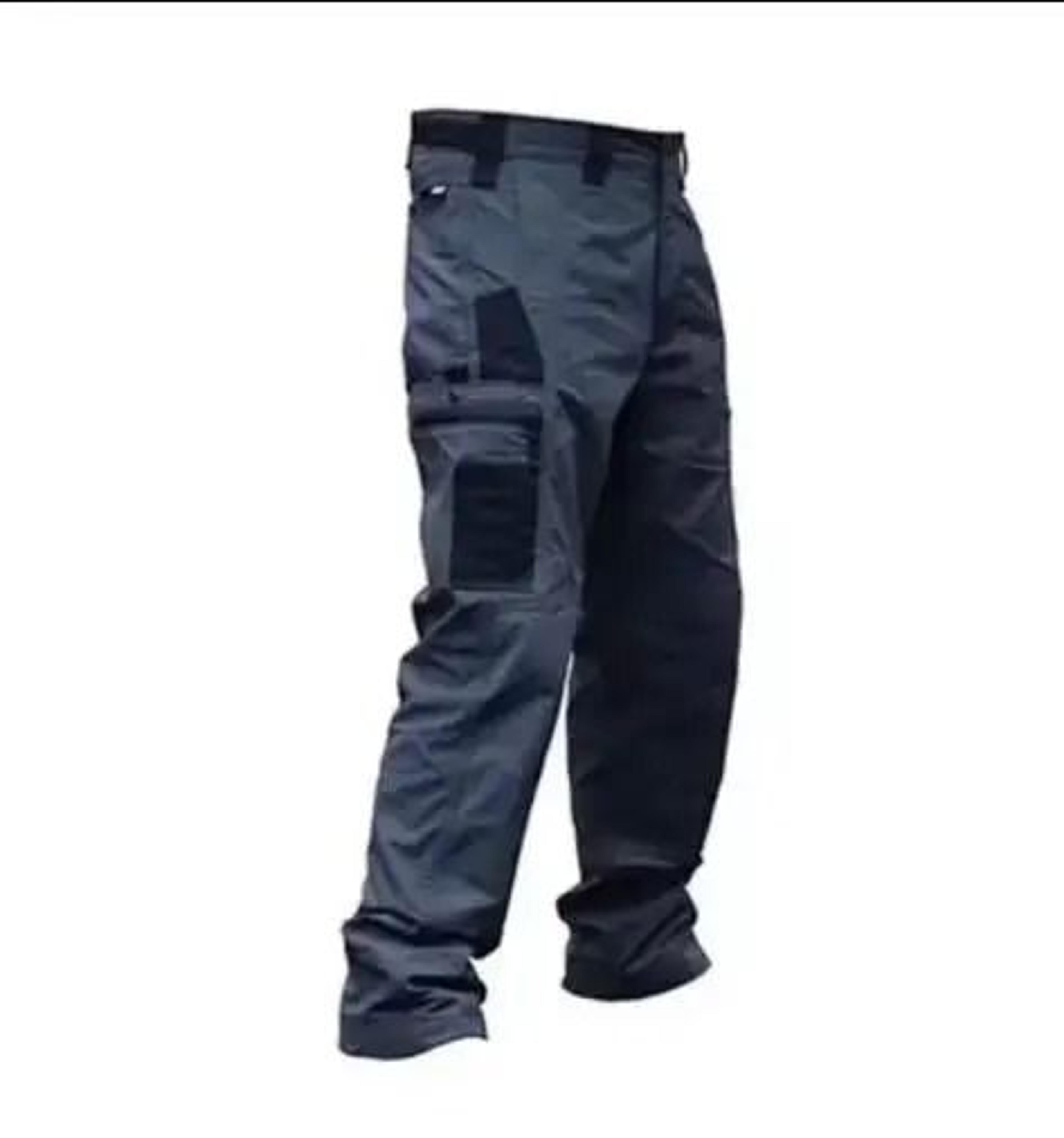 Mens Tactical Waterproof Cargo Pants Outdoor Multi Pocket Combat Trousers 9