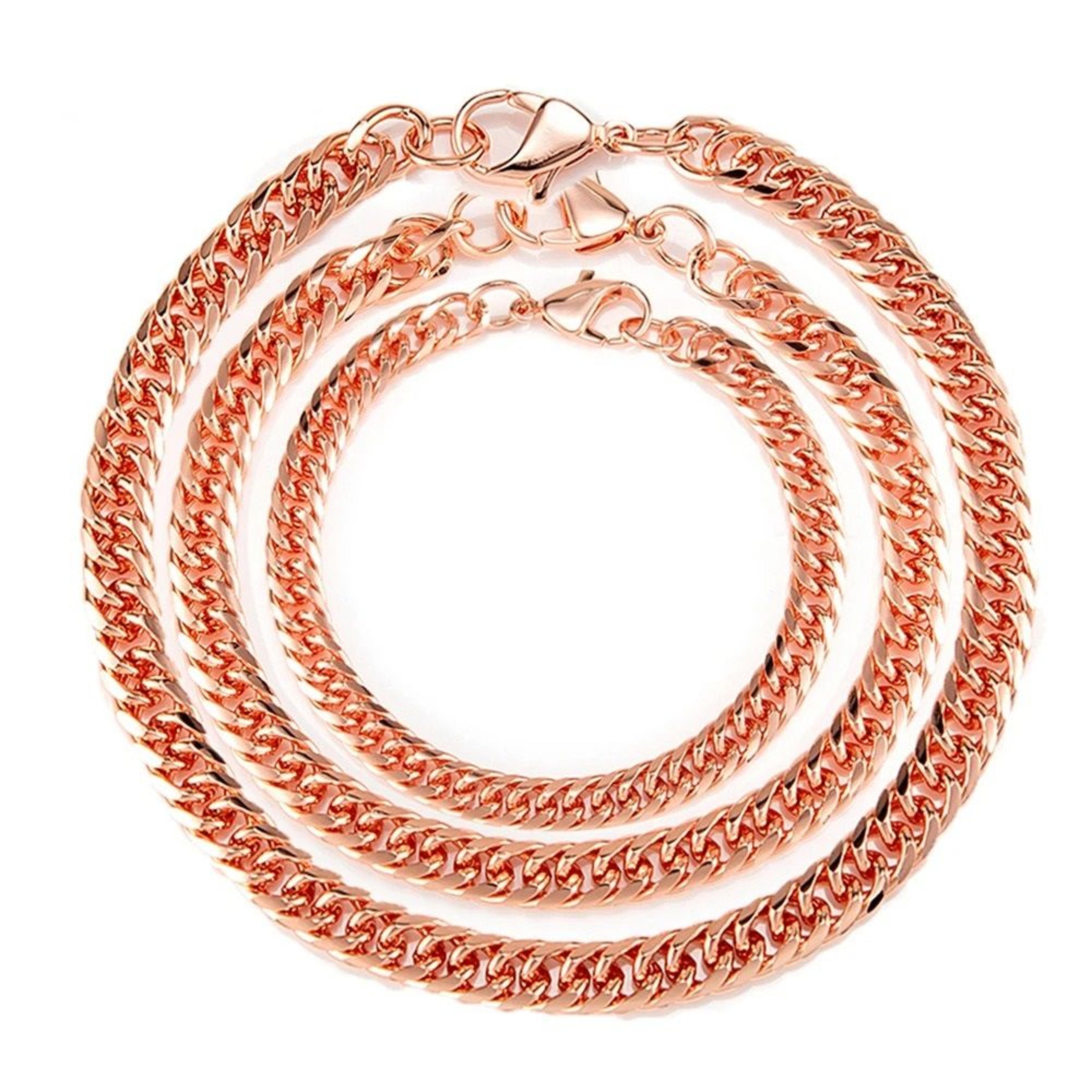 pure copper adjustable chain bracelet