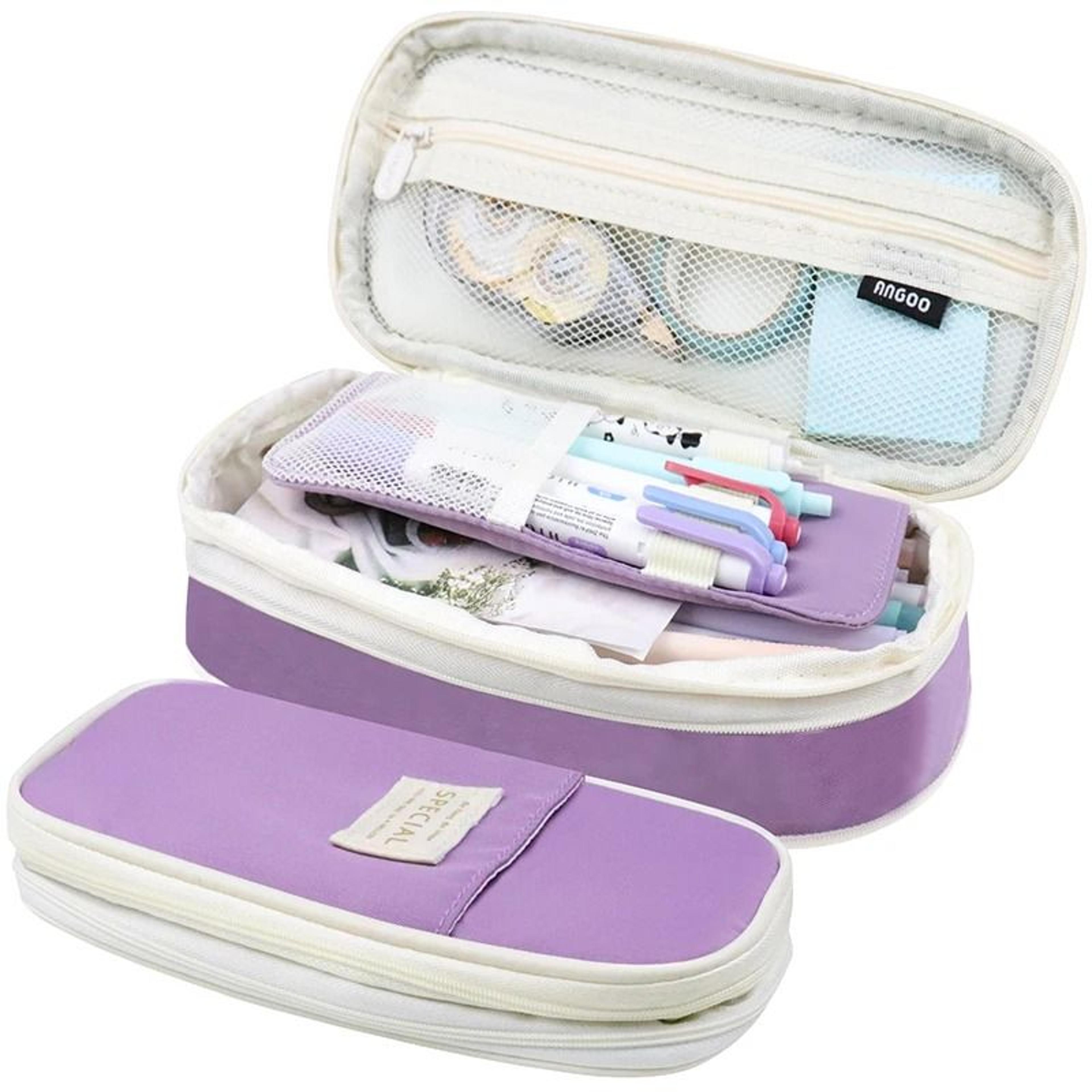 Cute Large Capacity Pencil Case Organizer 17