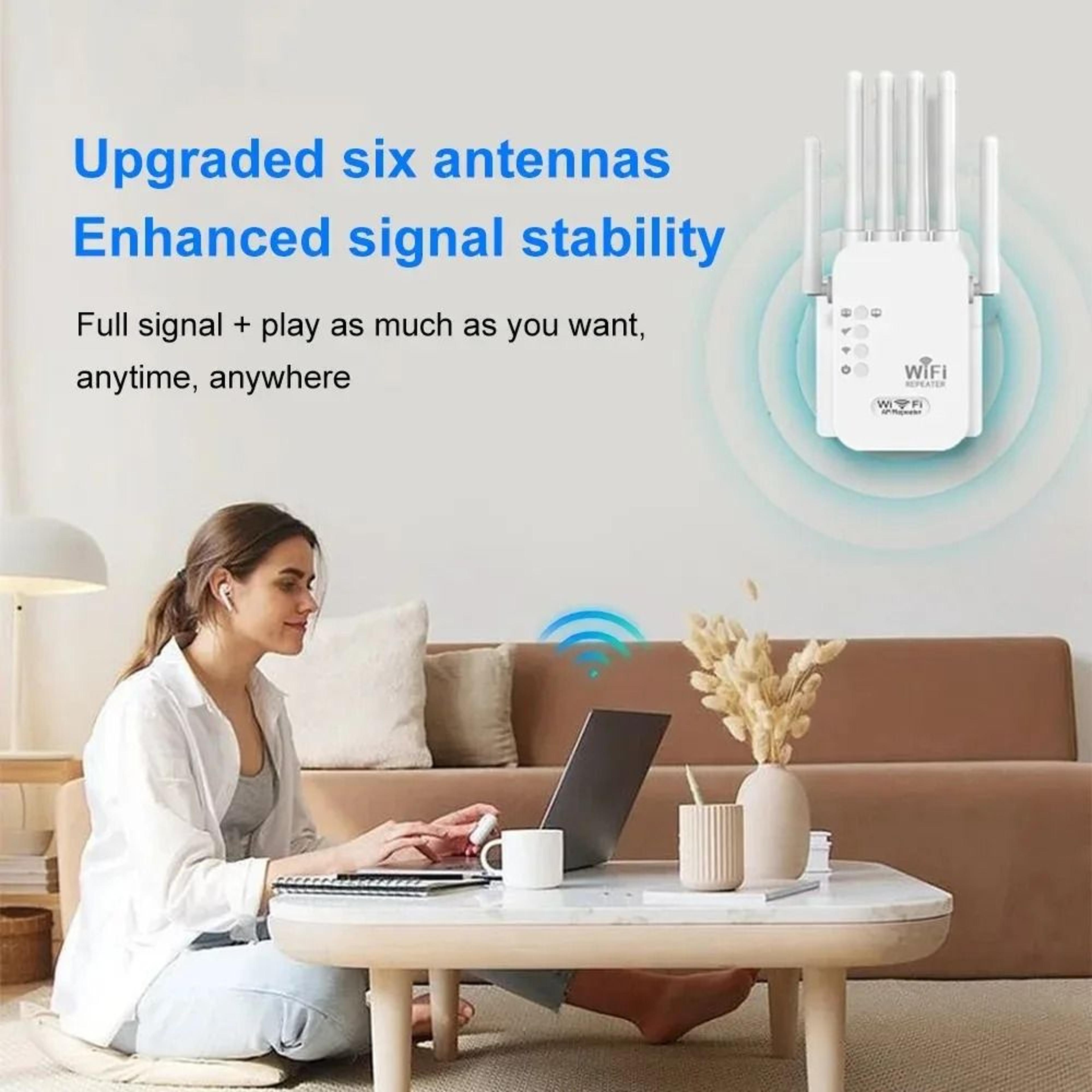 Dual Band Wireless WiFi Repeater And Signal Booster 24G And 5G 3