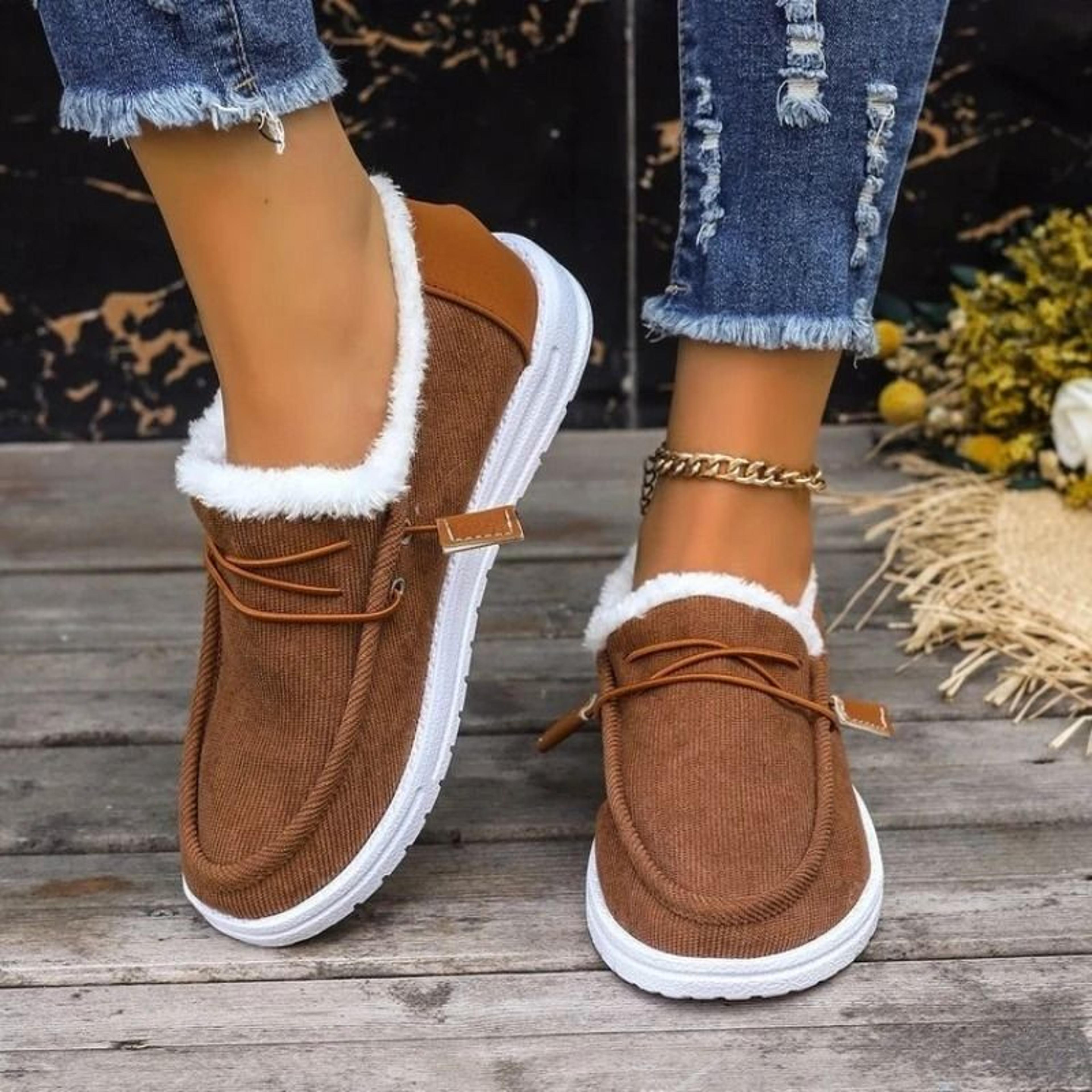 Womens Winter Snow Boots With Plush Lining And Thick Sole 3