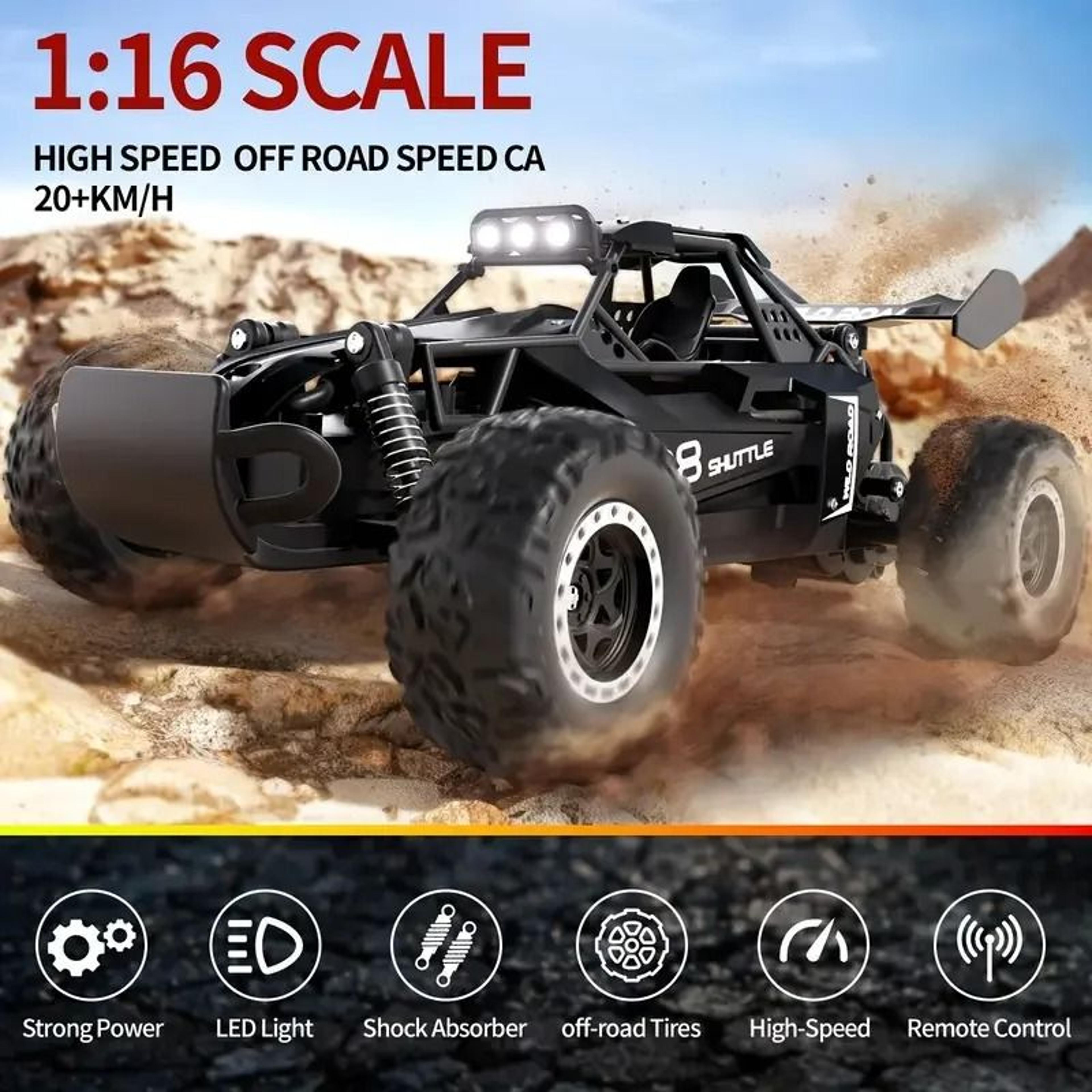 Remote Control Off Road Car With LED Lights And High Speed Performance 2