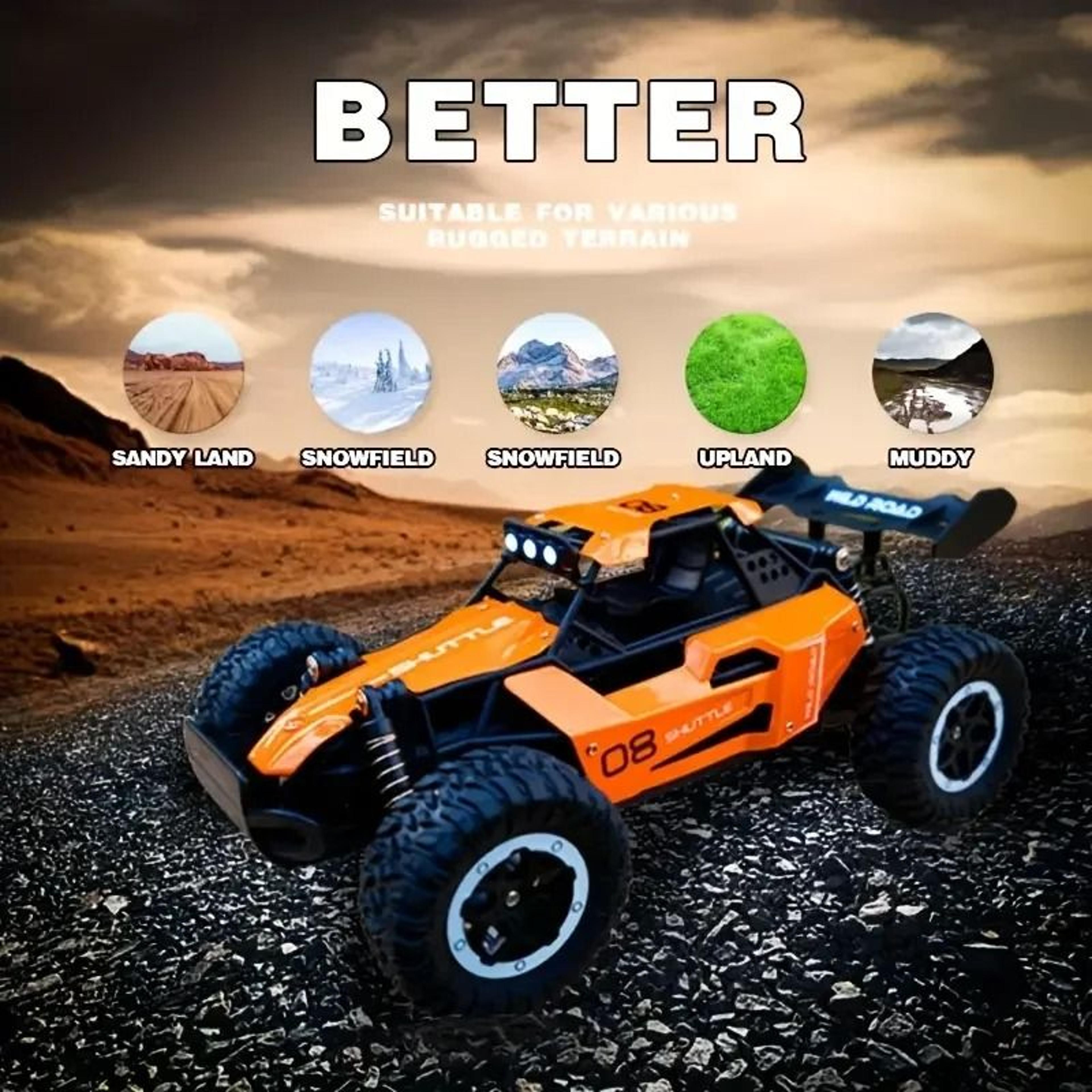 Remote Control Off Road Car With LED Lights And High Speed Performance 4