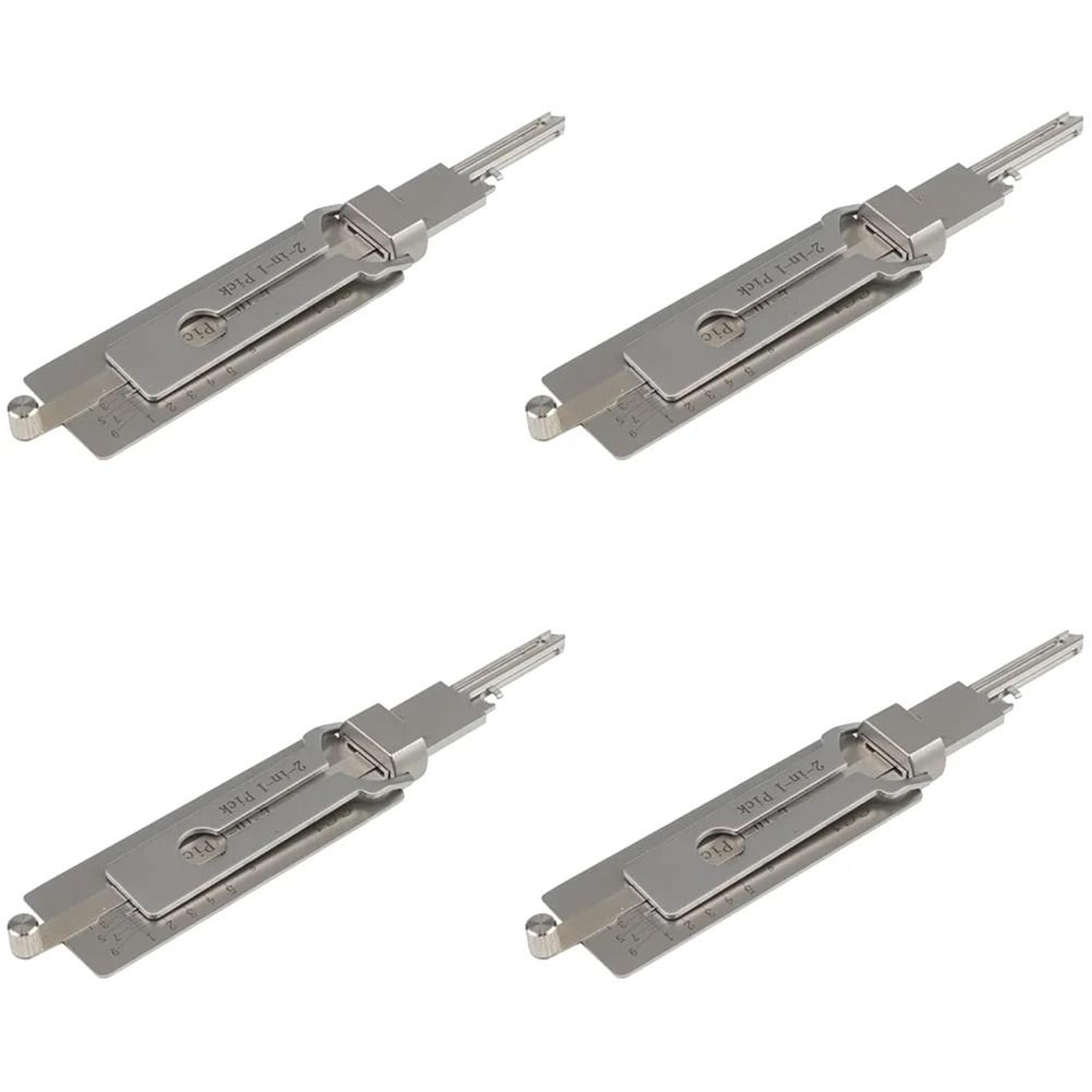 Stainless Steel Key Decoder  Precision Hook Repair Tool Set 9